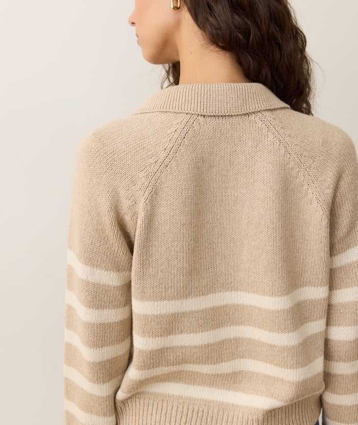 Shop women's casual sweaters at Harbour Thread boutique! New arrivals include the Marine Layer Berkeley Sweater Polo.
