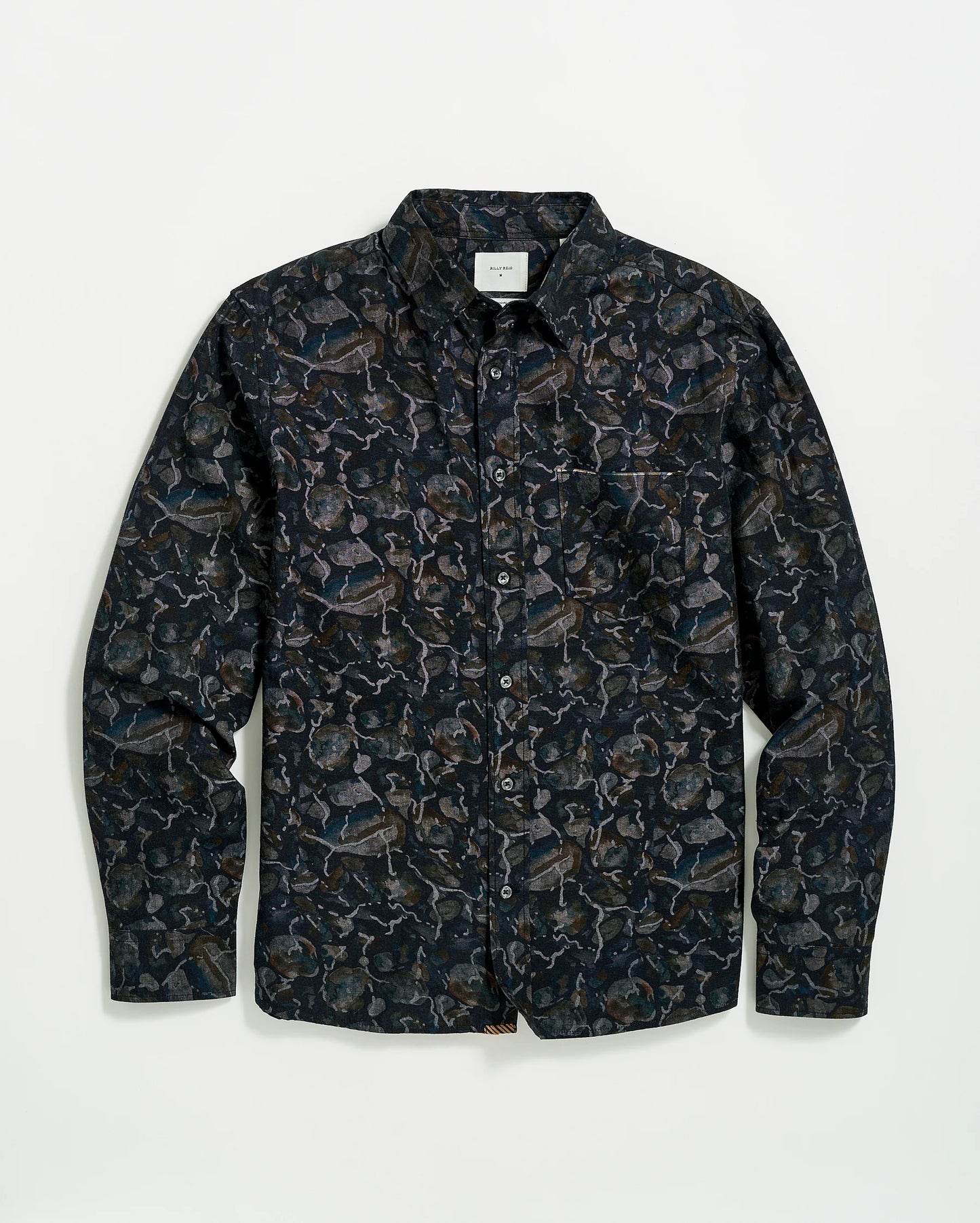 Billy Reid Lowtide Msl 1-Pocket Shirt - Carbon Blue