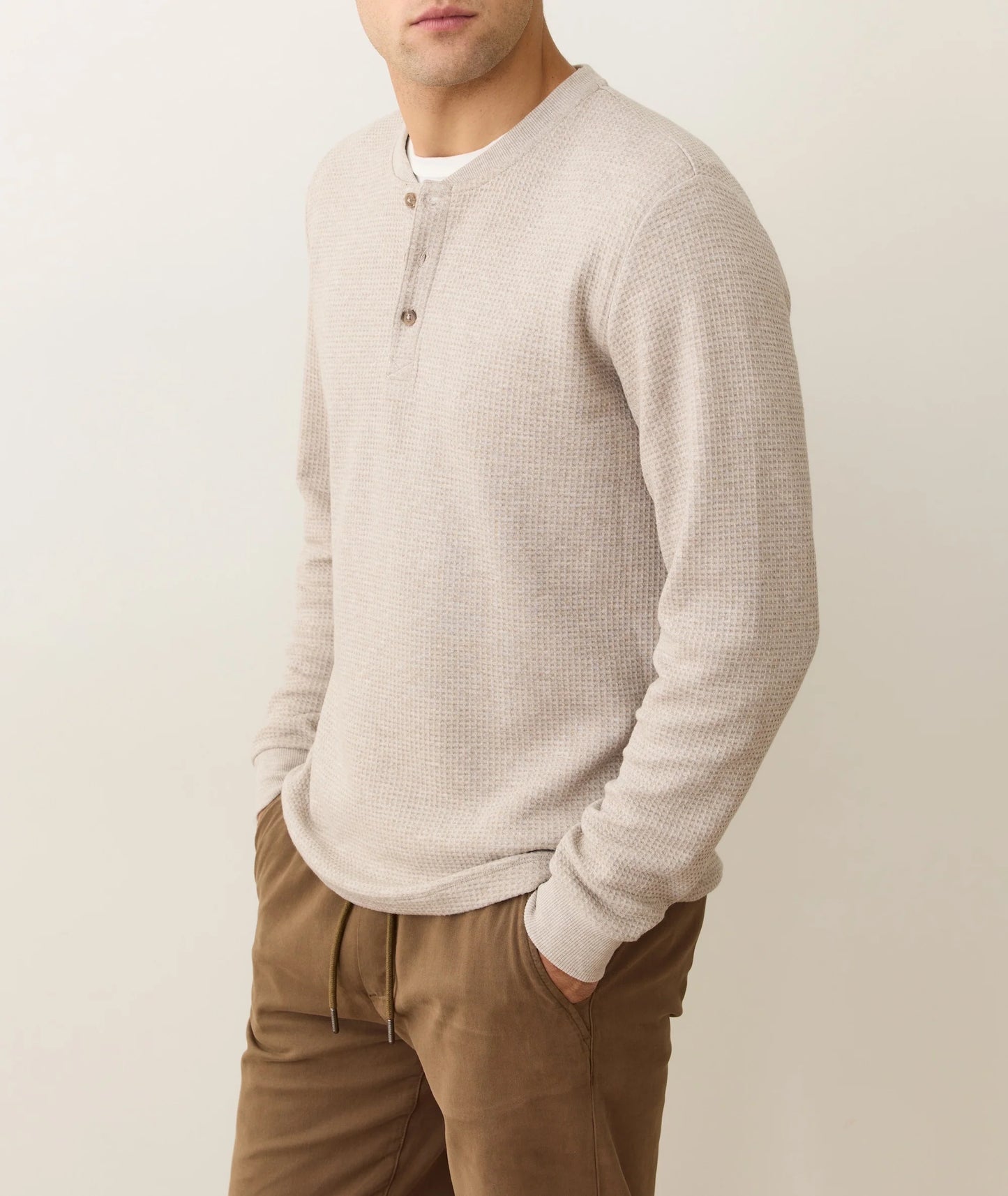 Marine Layer Waffle Henley