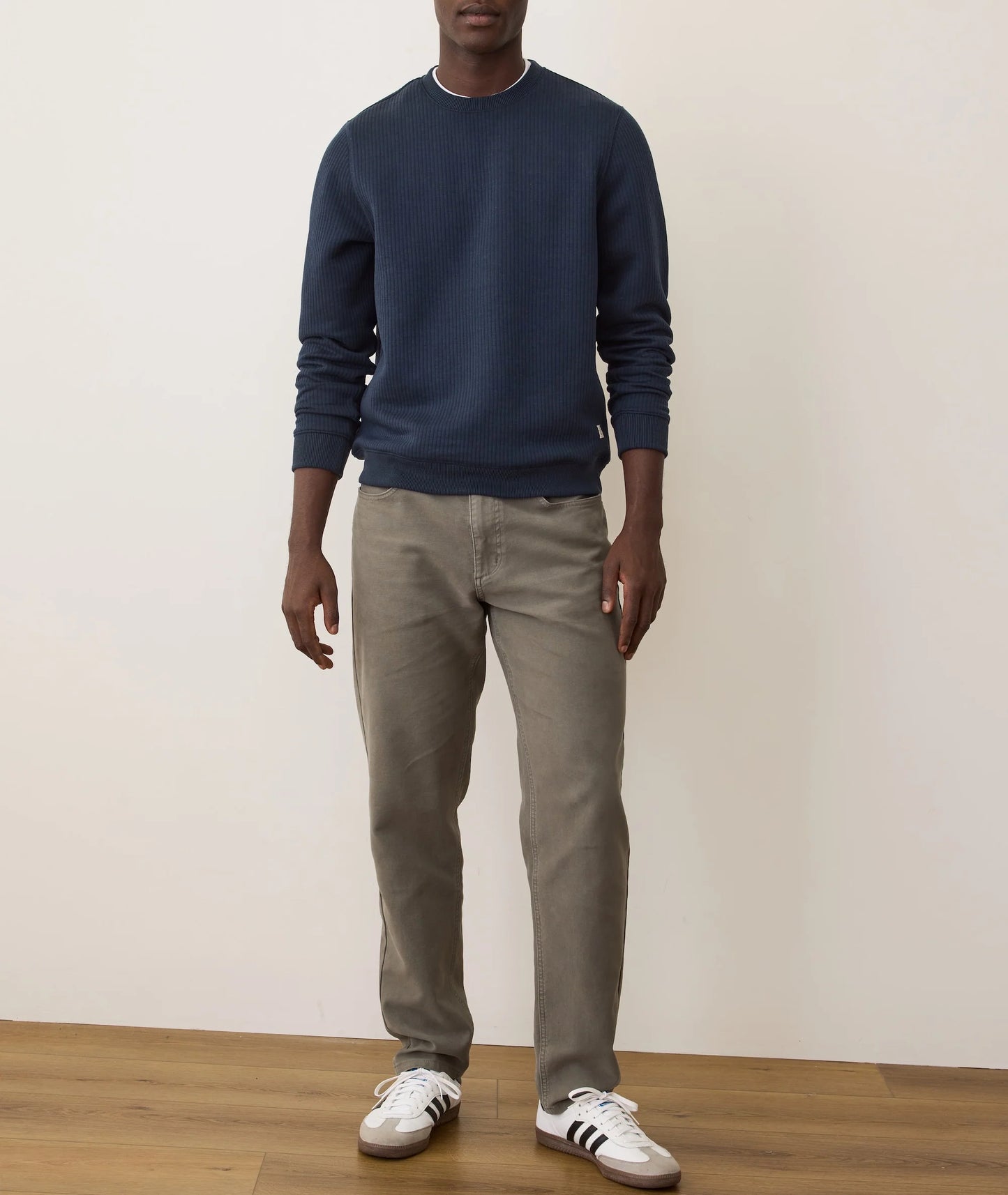 Marine Layer Corbet Quilted Crewneck