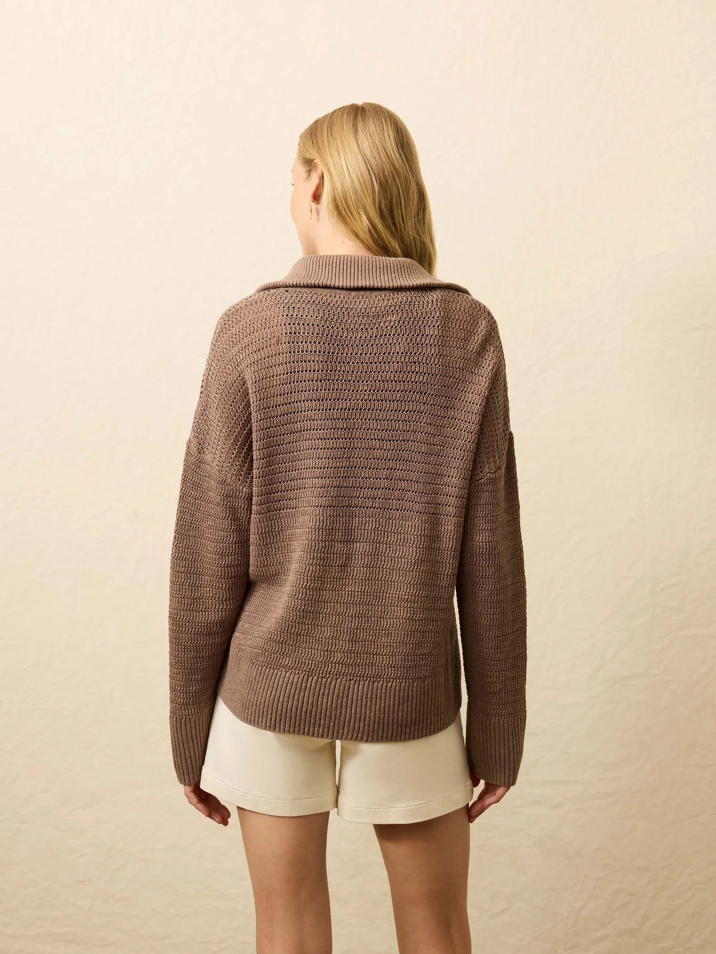 Faherty Miramar Linen Quarter Zip