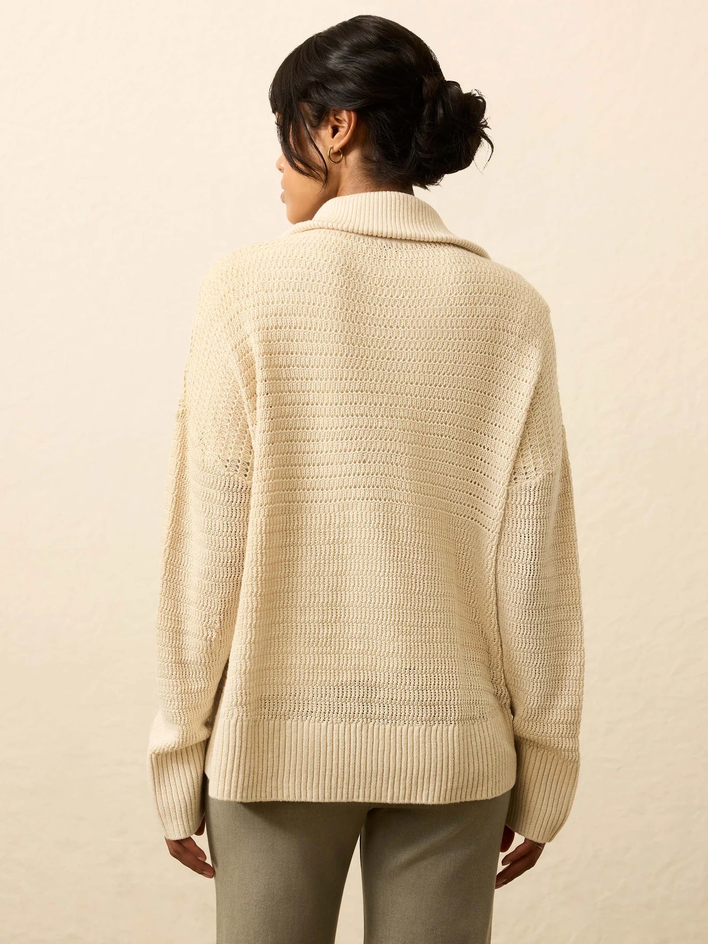 Faherty Miramar Linen Quarter Zip