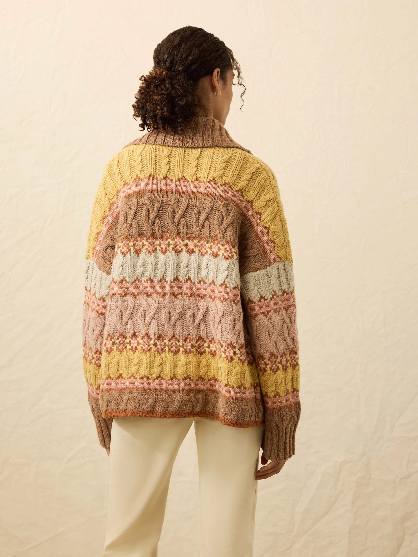 Faherty Highland Fairisle Cardigan