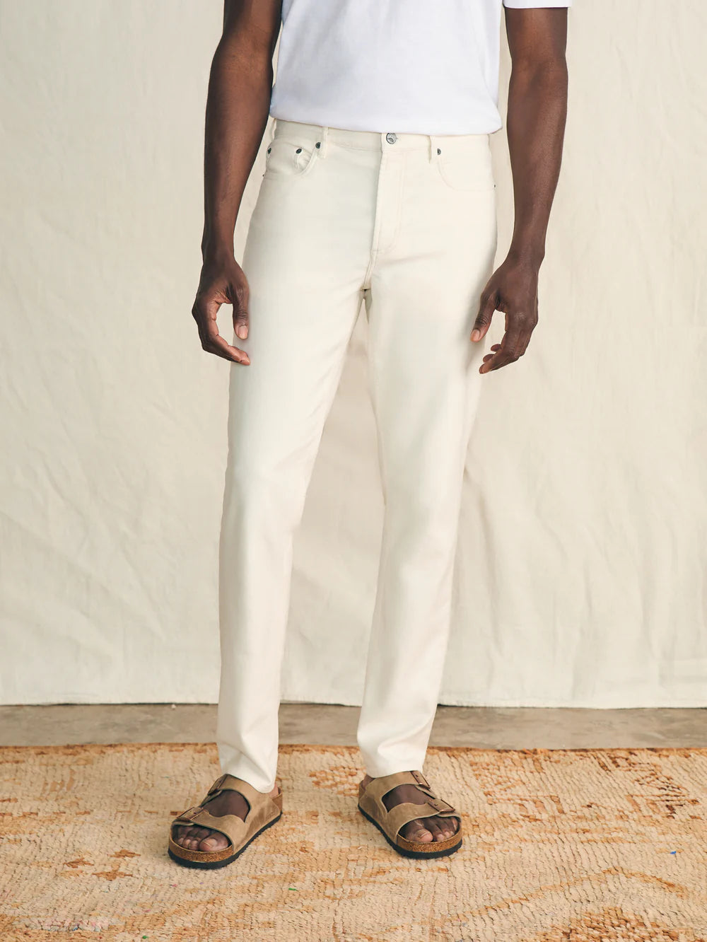 Faherty Stretch Terry 5-Pocket Pant