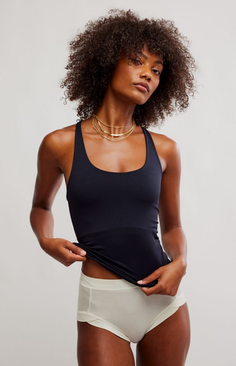 Shop Free People's soft and stretchy  Clean Lines Racerback tank at Harbour Thread.