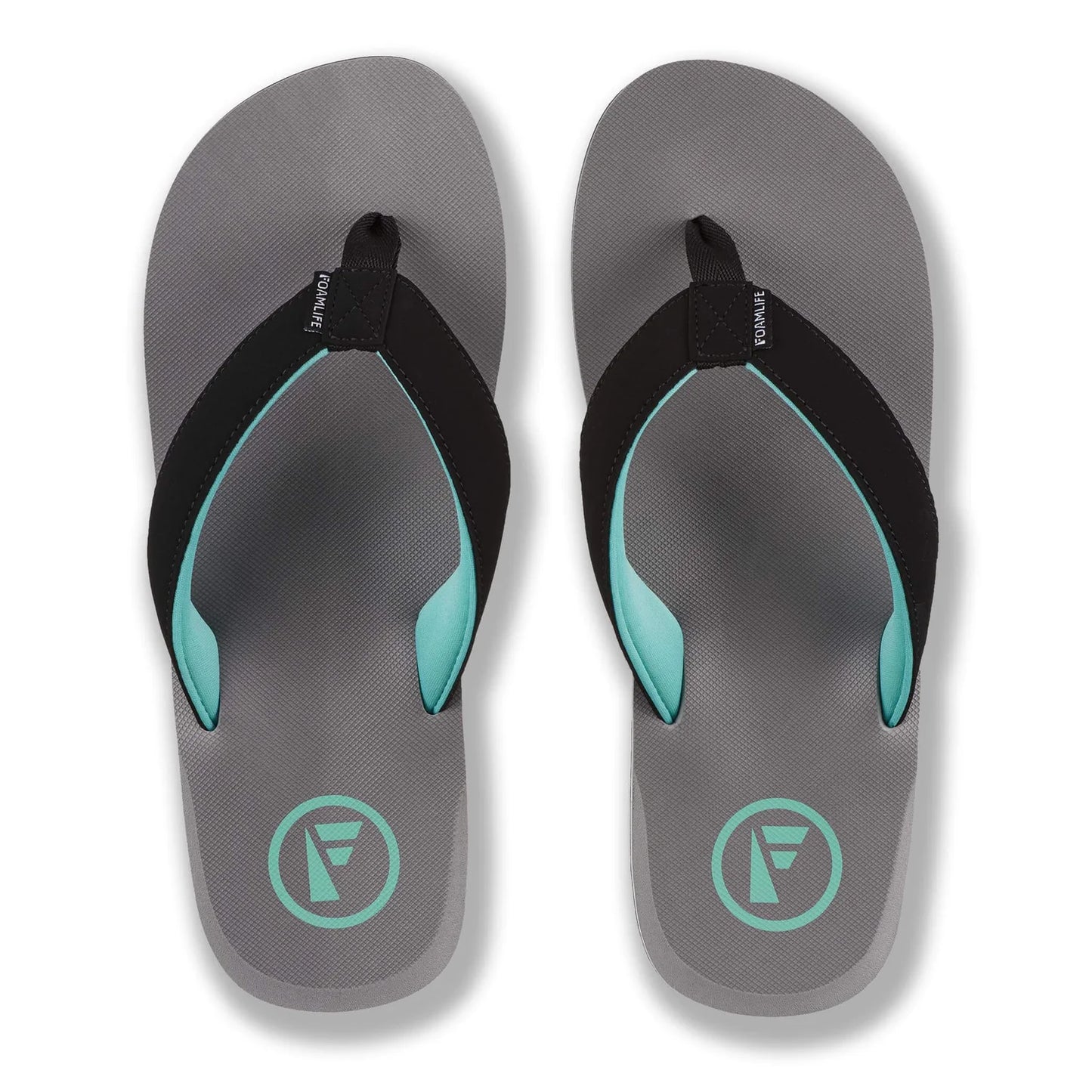 FoamLife Traa Men's Flip Flops - Stone Grey