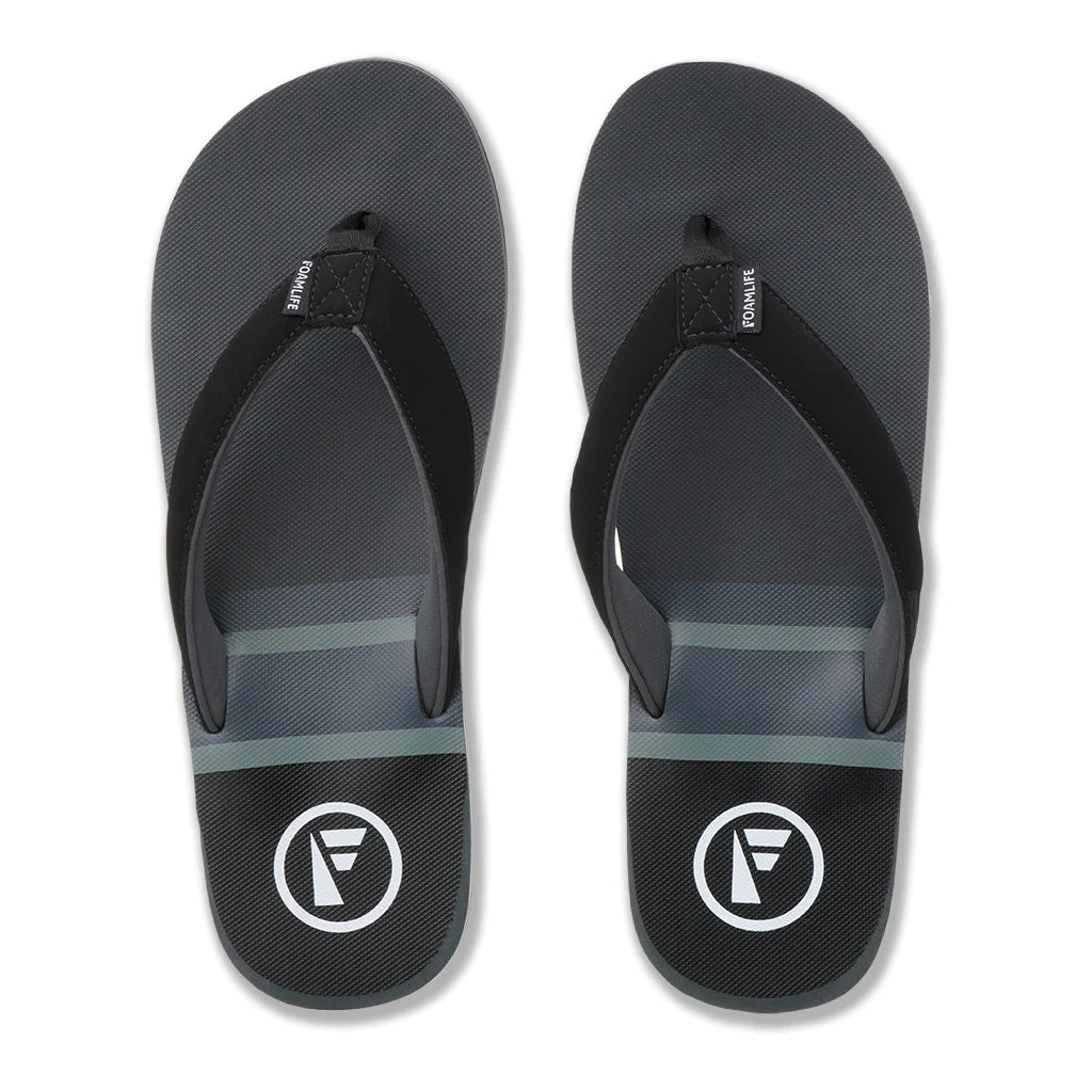FoamLife Rullen SC Men's Flip Flops - Slate Grey