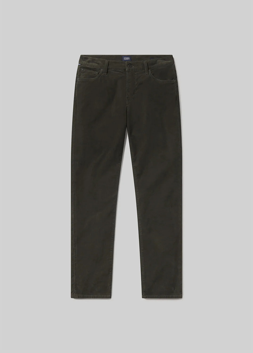The Dark Green Gage Slim Straight Corduroy men's pants by Citizens Of Humanity