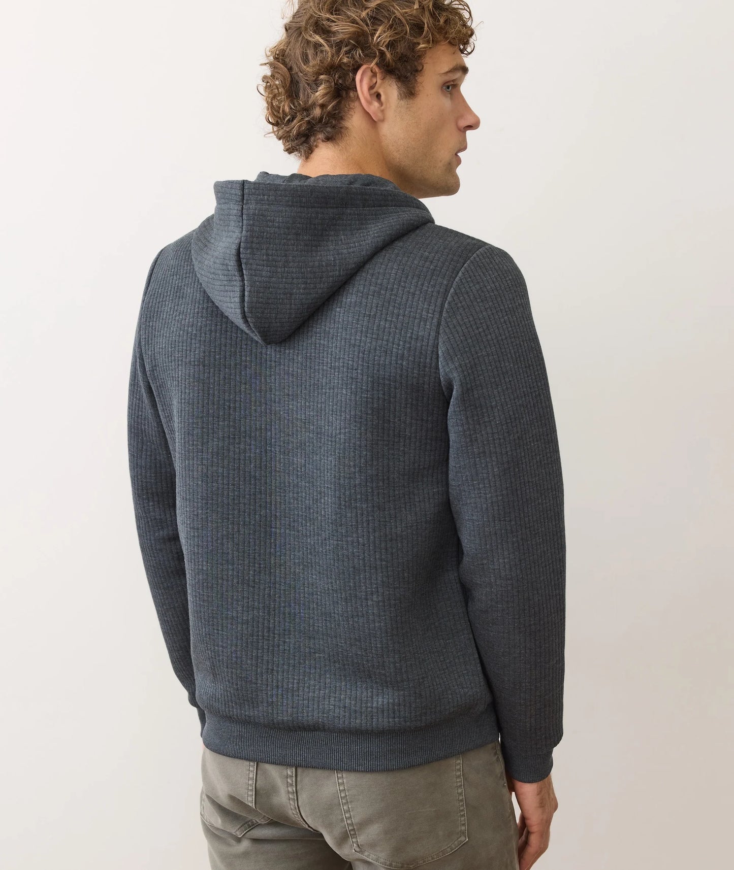 Marine Layer Corbet Quilted Zip Hoodie