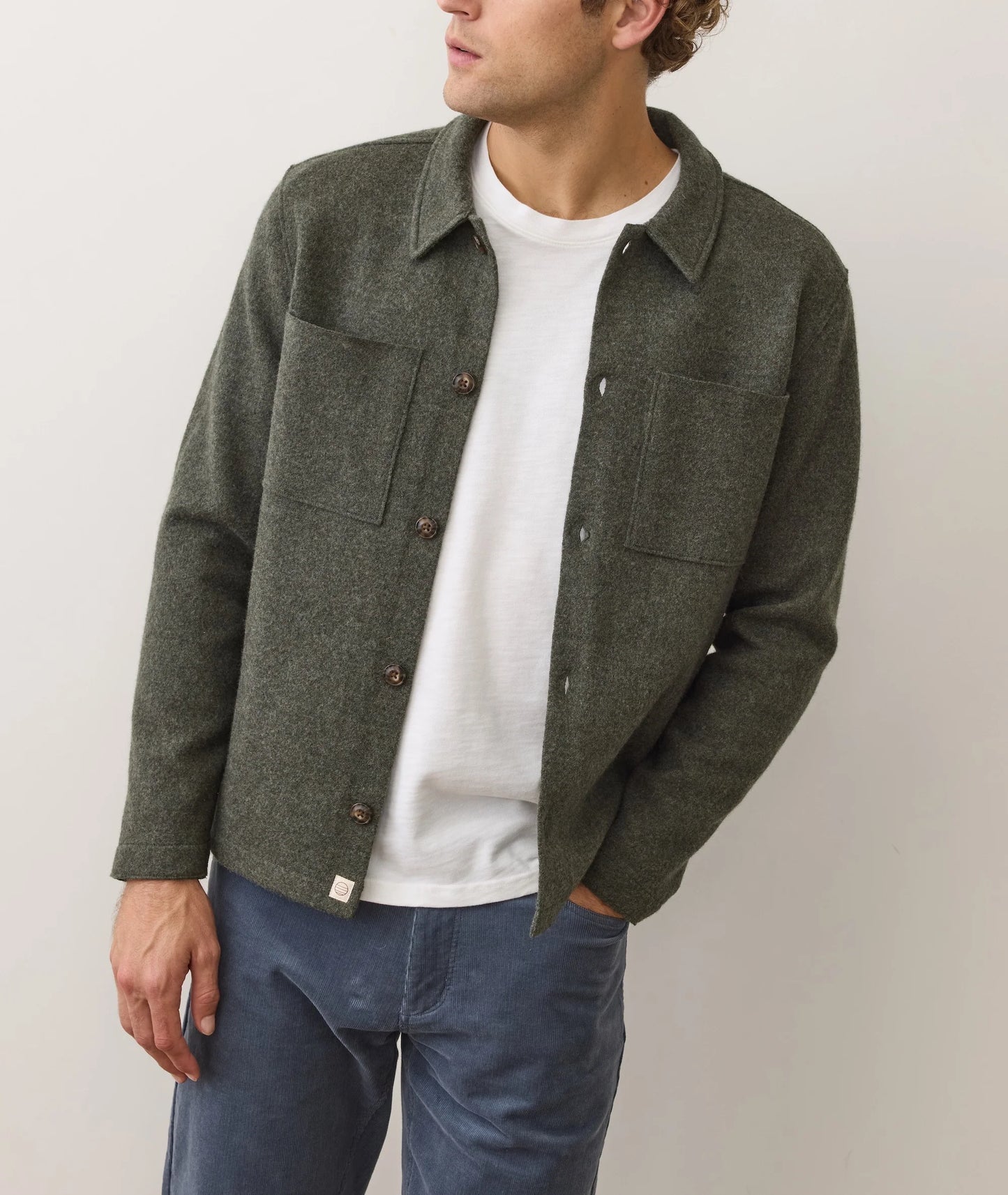 Marine Layer Mendocino Boiled Wool Overshirt