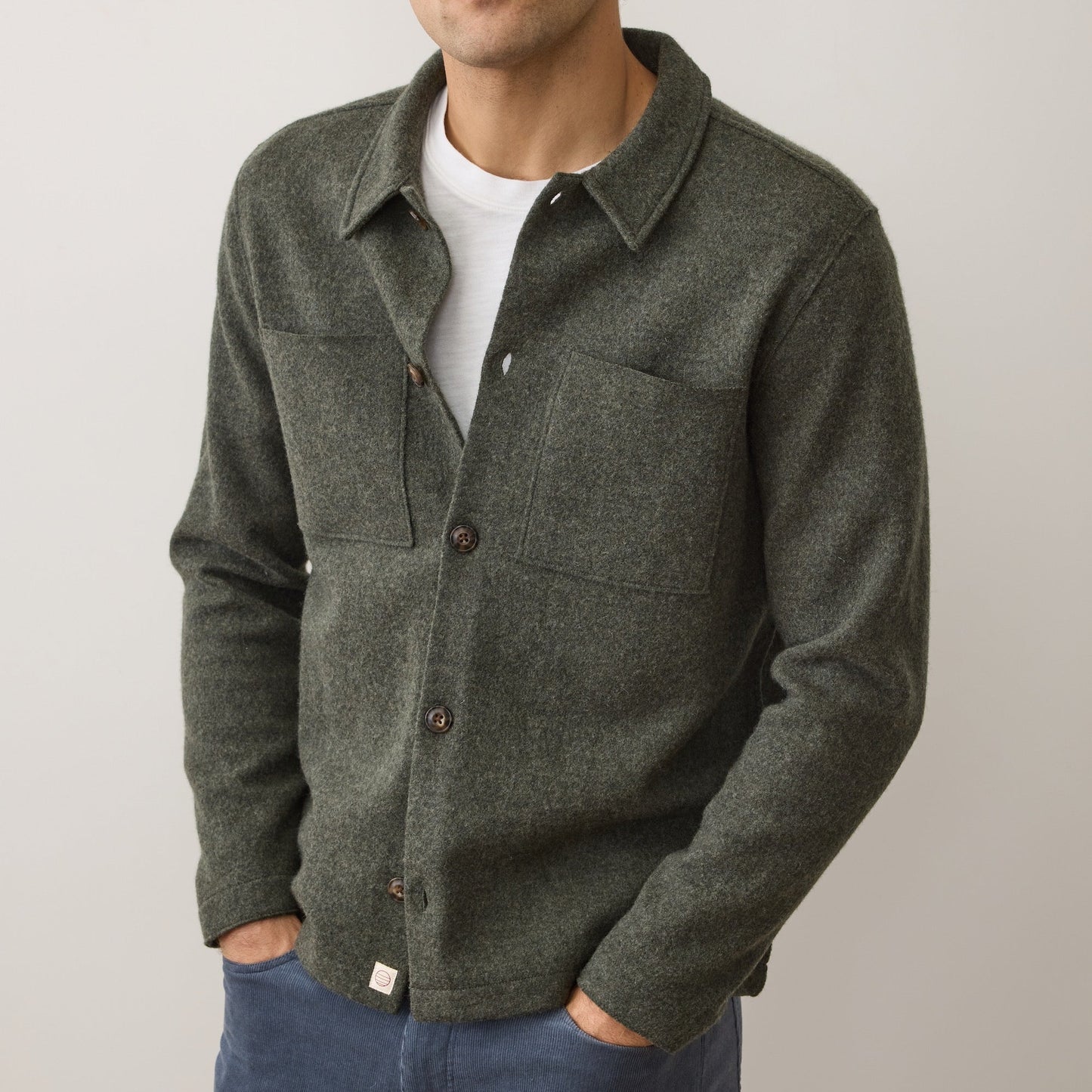 Marine Layer Mendocino Boiled Wool Overshirt