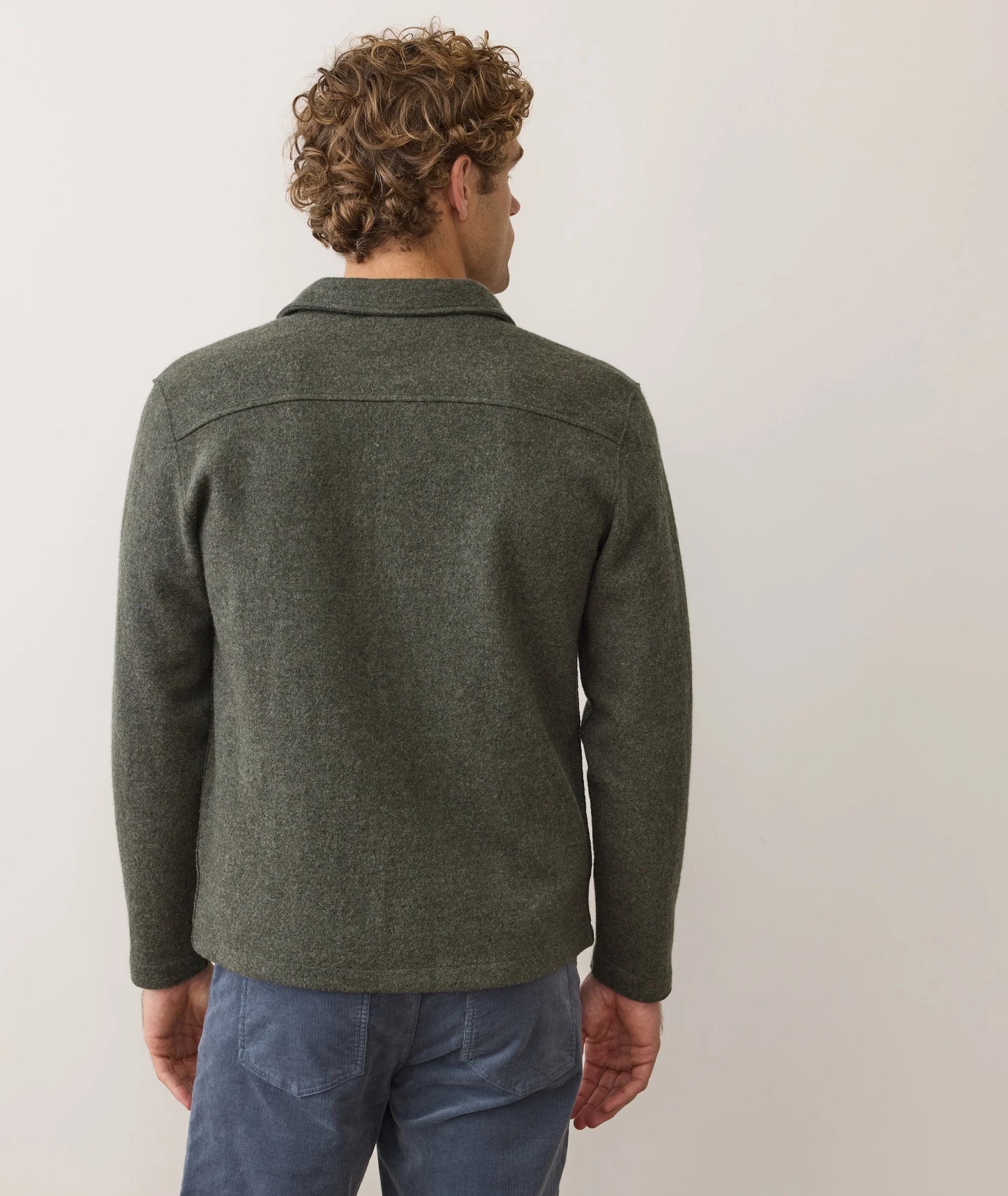 Marine Layer Mendocino Boiled Wool Overshirt
