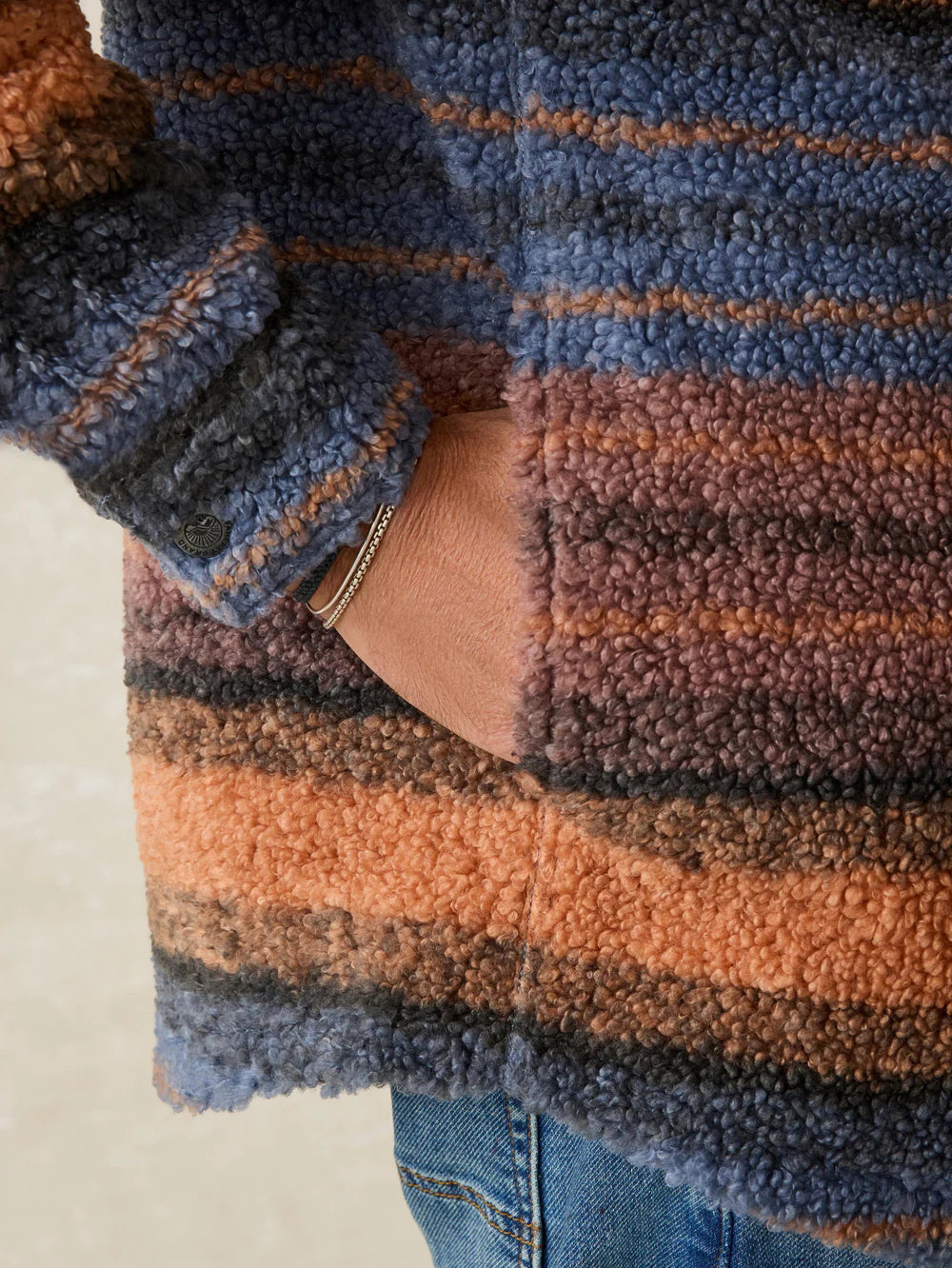 Faherty's Range Fleece CPO offers cozy hand pockets