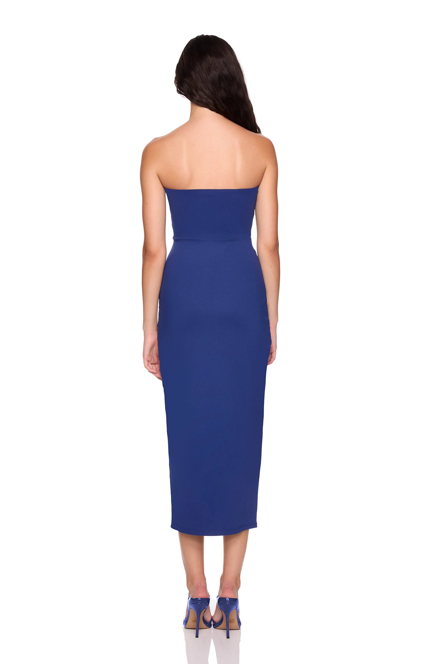Susana Monaco Tube Midi Slit Front Dress