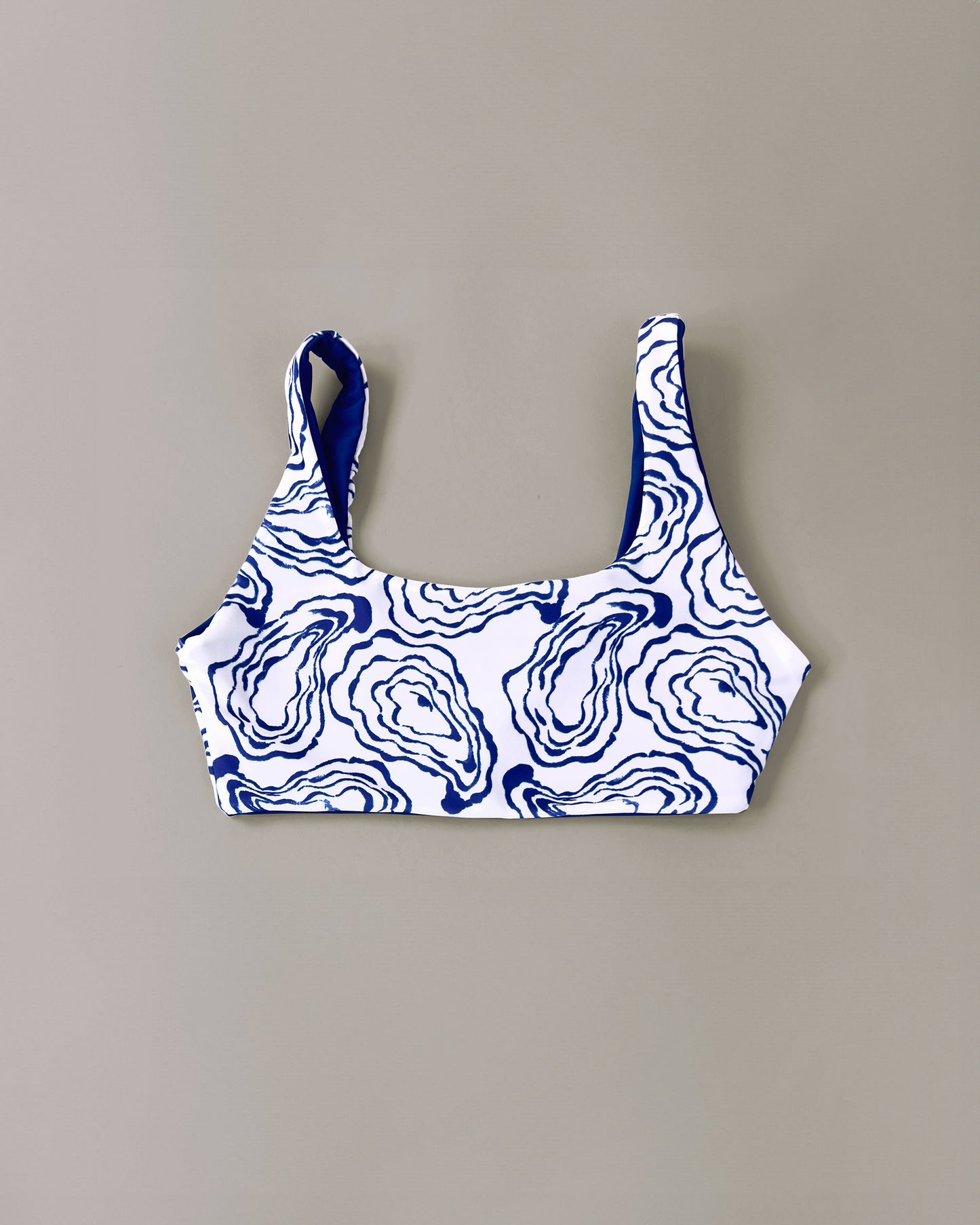 Saturday Swimwear x Harbour Thread Cleo Square Neck Top - Indigo Oysters