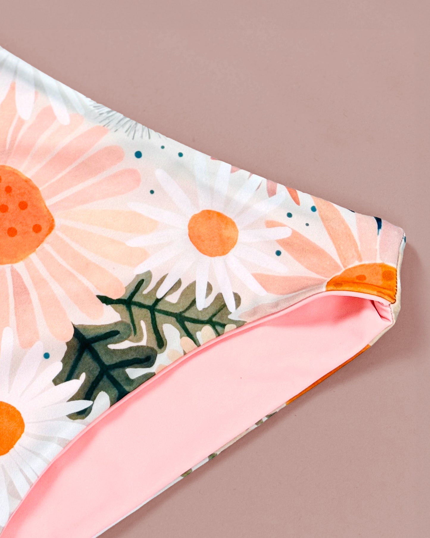 Saturday Swimwear x Harbour Thread Luna Mid Rise Bottoms - Wildflowers