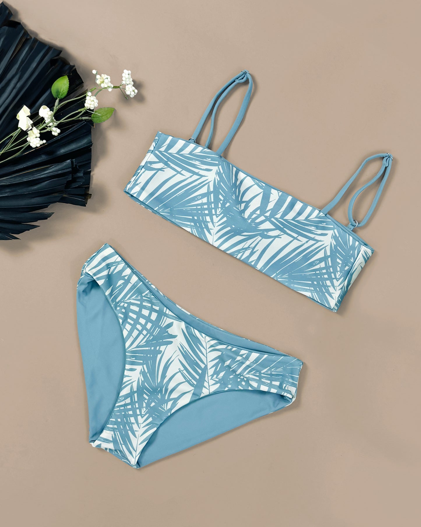 Saturday Swimwear x Harbour Thread Mila Low Rise Bottoms - Ocean Palms