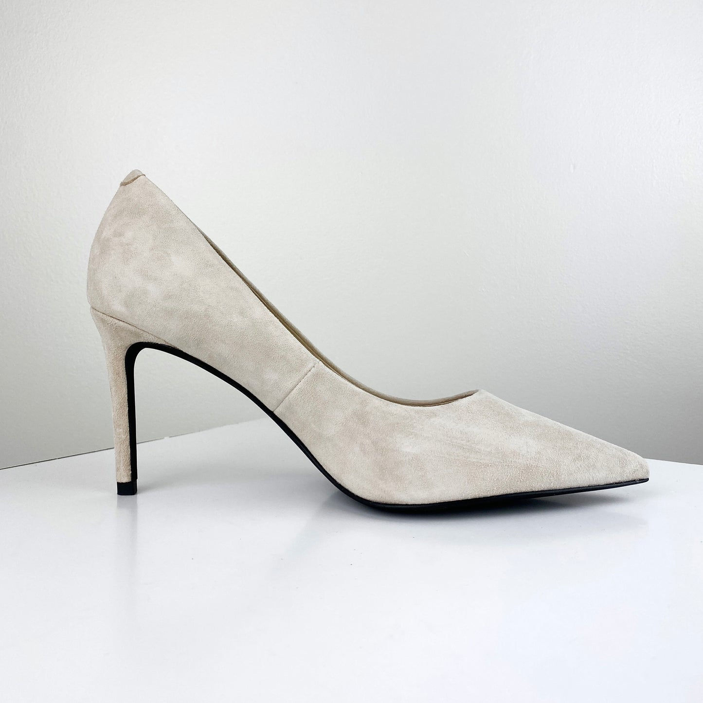 Jeffrey Campbell Nikia High Heel Pump - Beige Suede