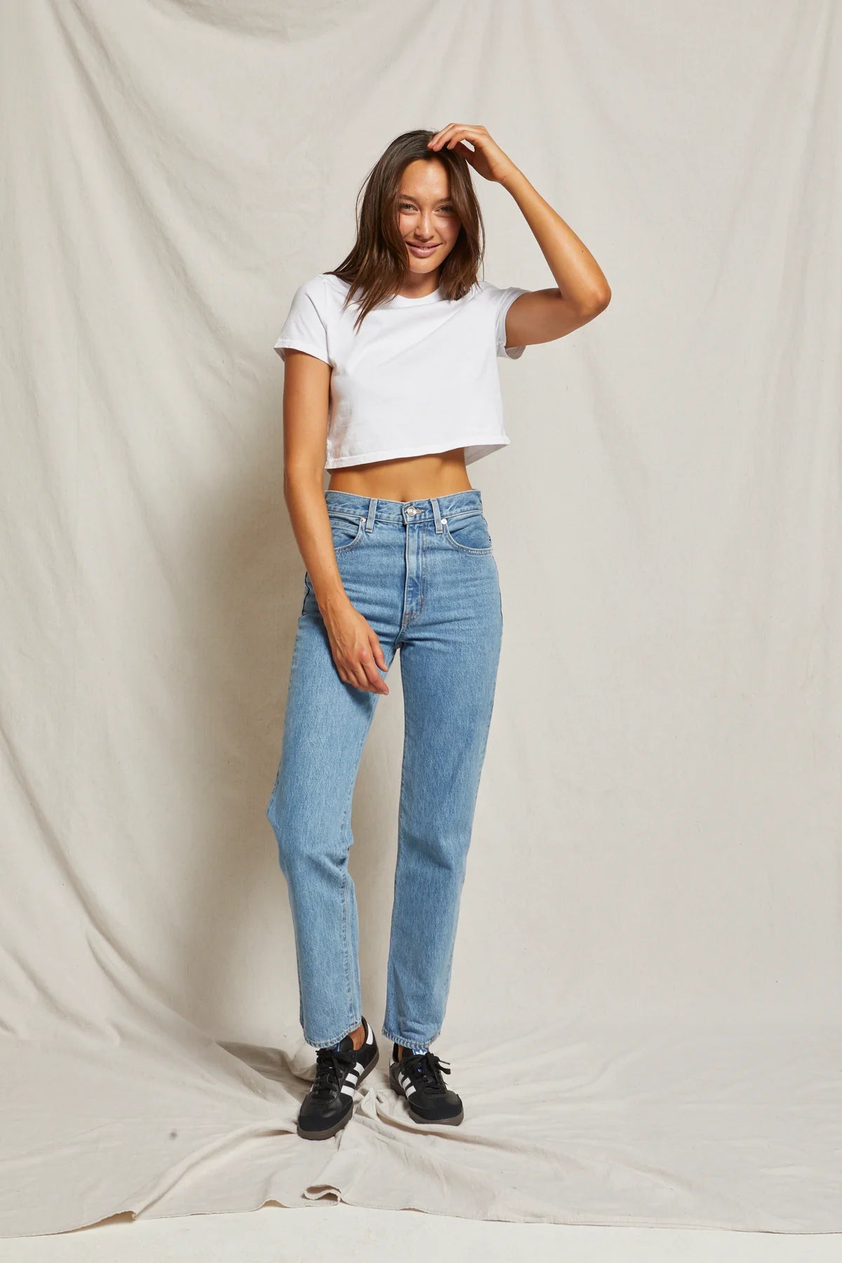 Perfect White Tee Jovi Crop Tee