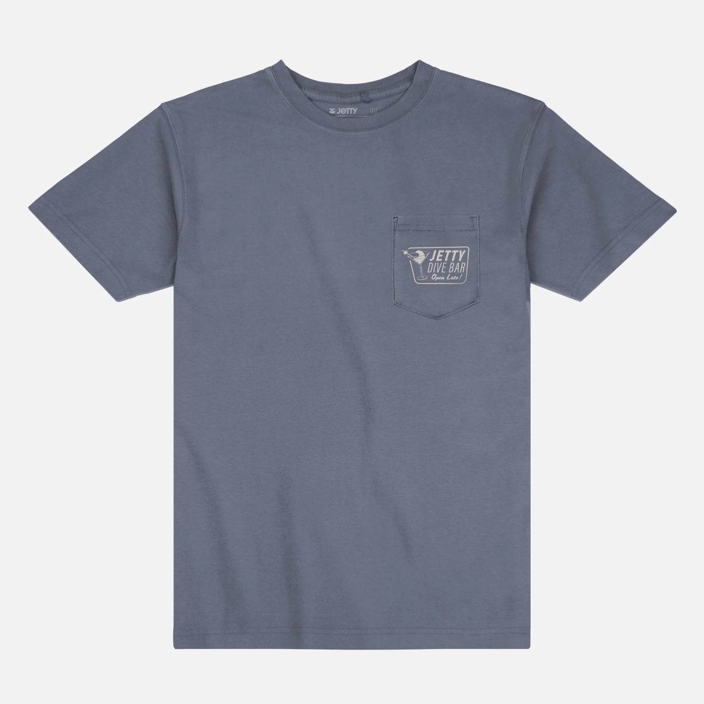 Dive into casual style with this short sleeve men's pocket tee from Jetty. Find yours today at Harbour Thread in St. Pete, FL.