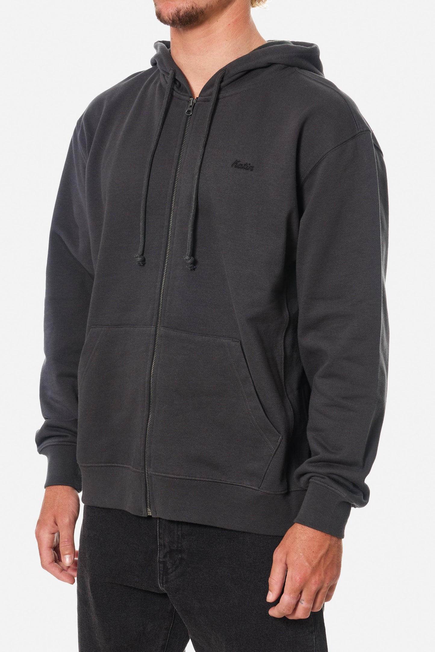 Katin Embroidered Full Zip Hooded Fleece