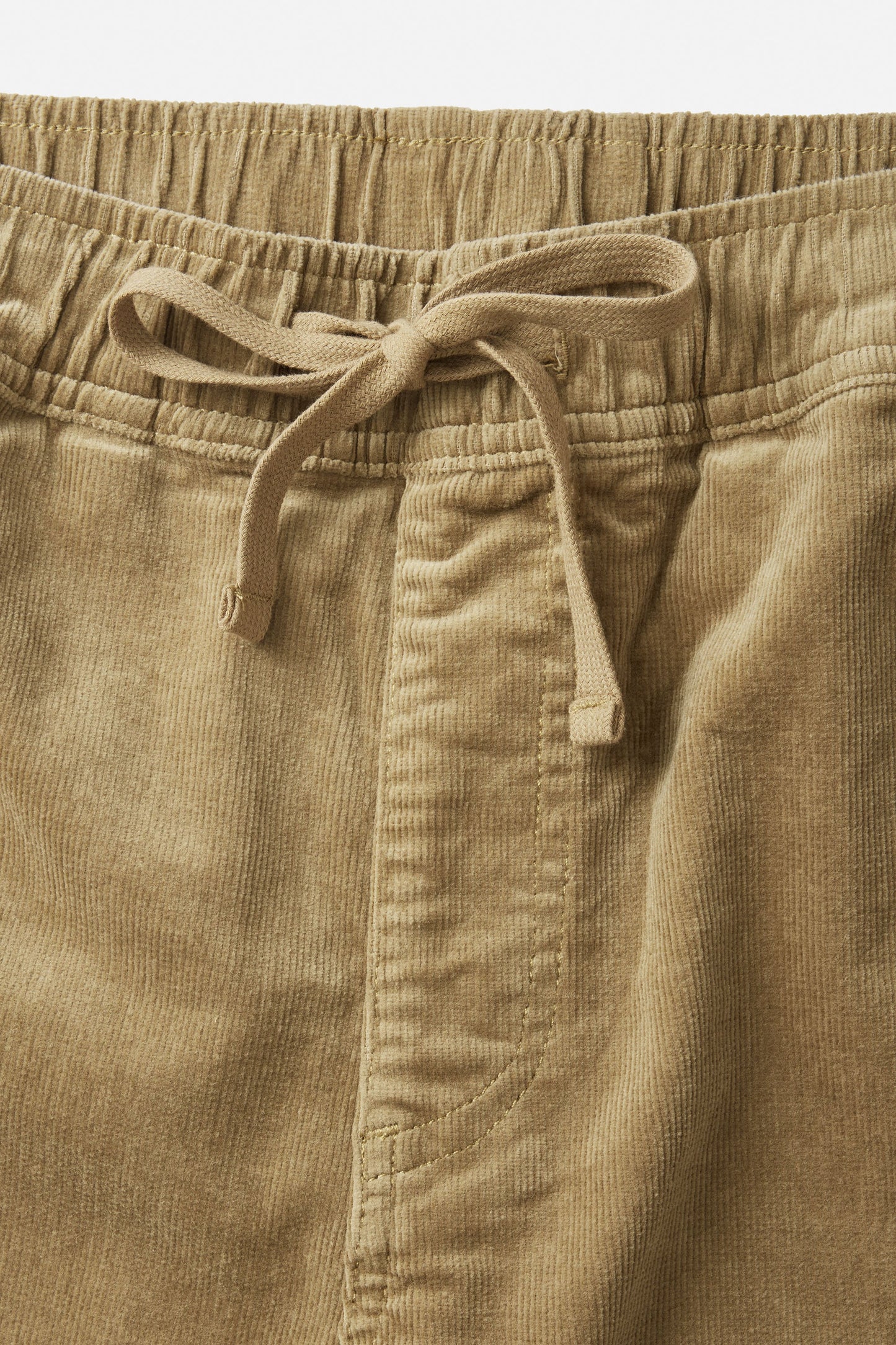 The Katin Pipeline Corduroy Pant features an elastic waist with drawstring tie for a custom fit