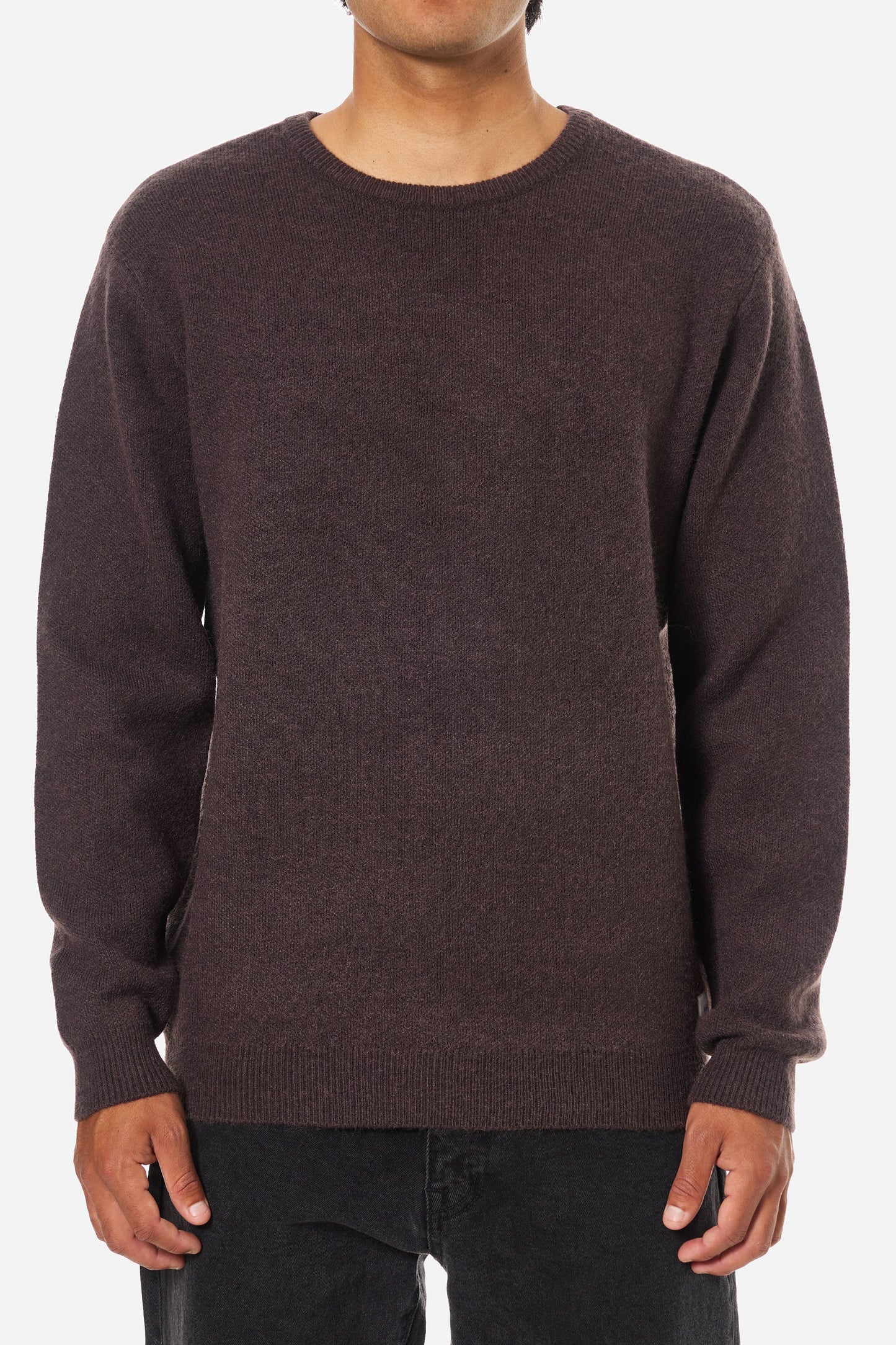 Man wearing a brown sweater from Katin
