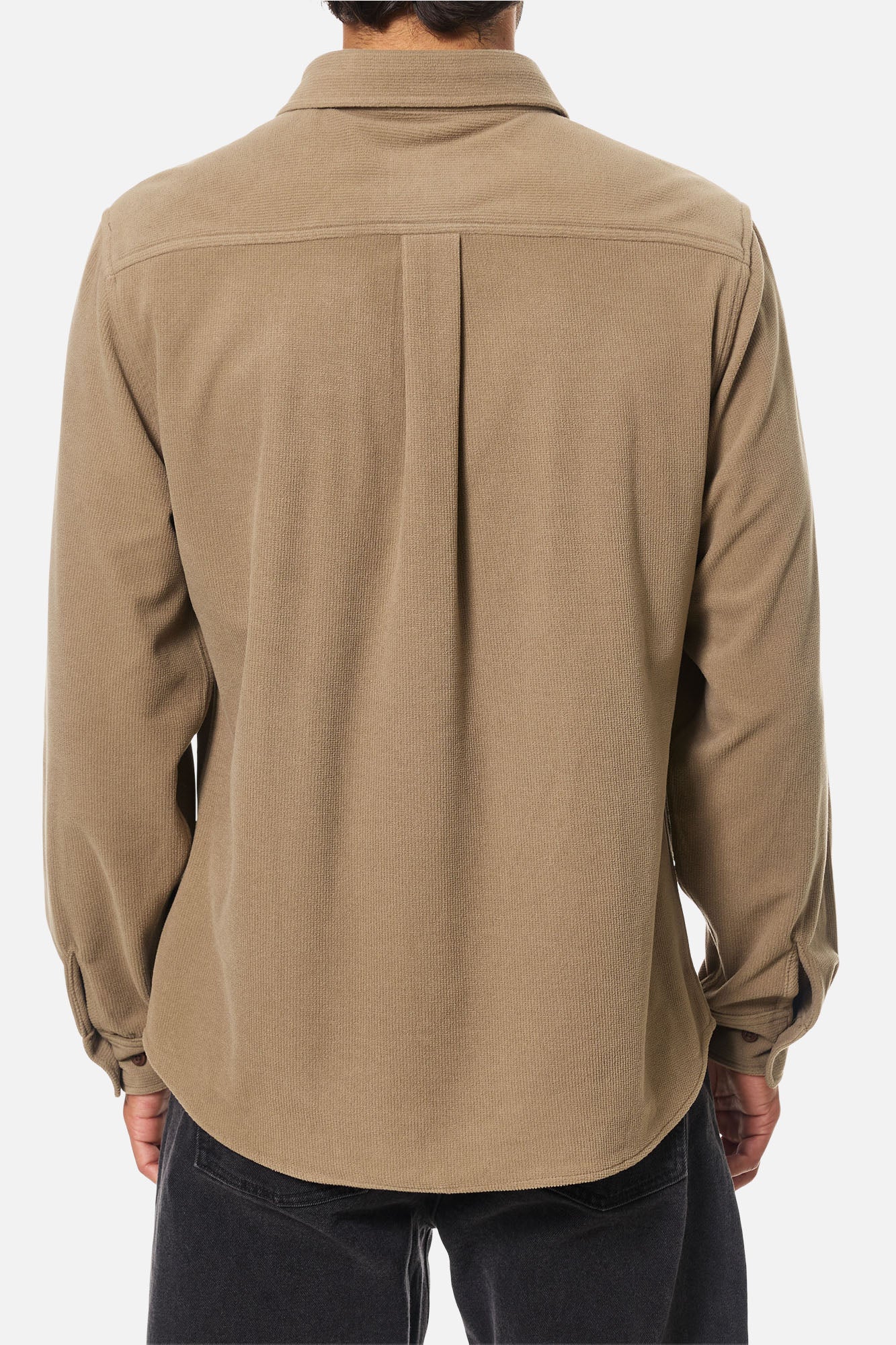 Man wearing a light brown shirt from Katin