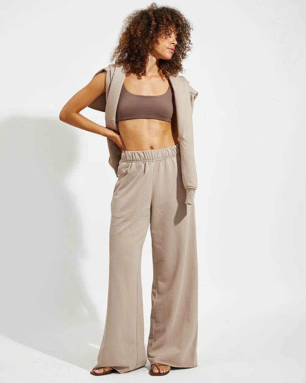 The Pool Days Top by Left On Friday can be worn as a swim top, surf top or sports bra, checking all the boxes for your beach day activities.