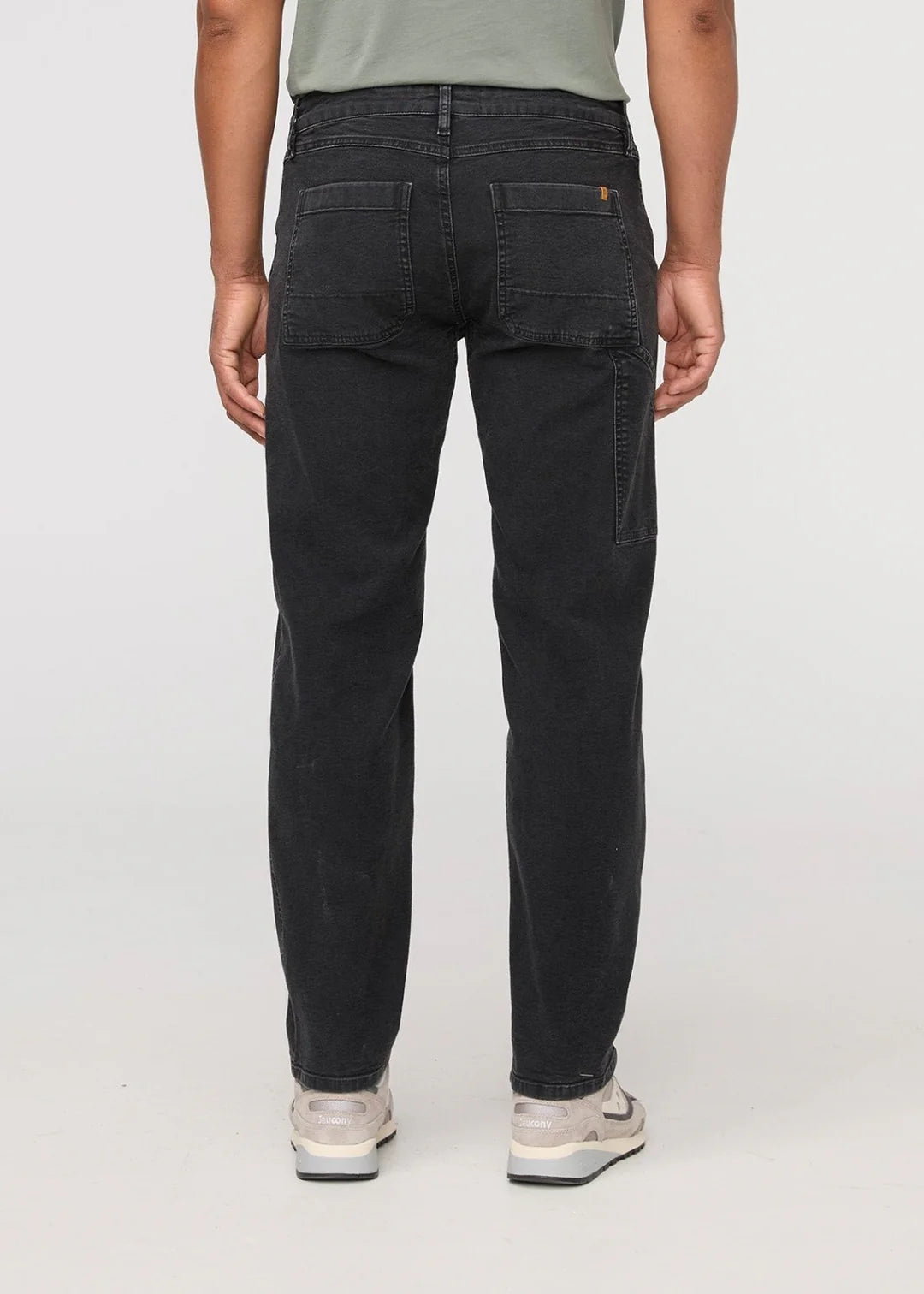 Men's black workwear-inspired pants