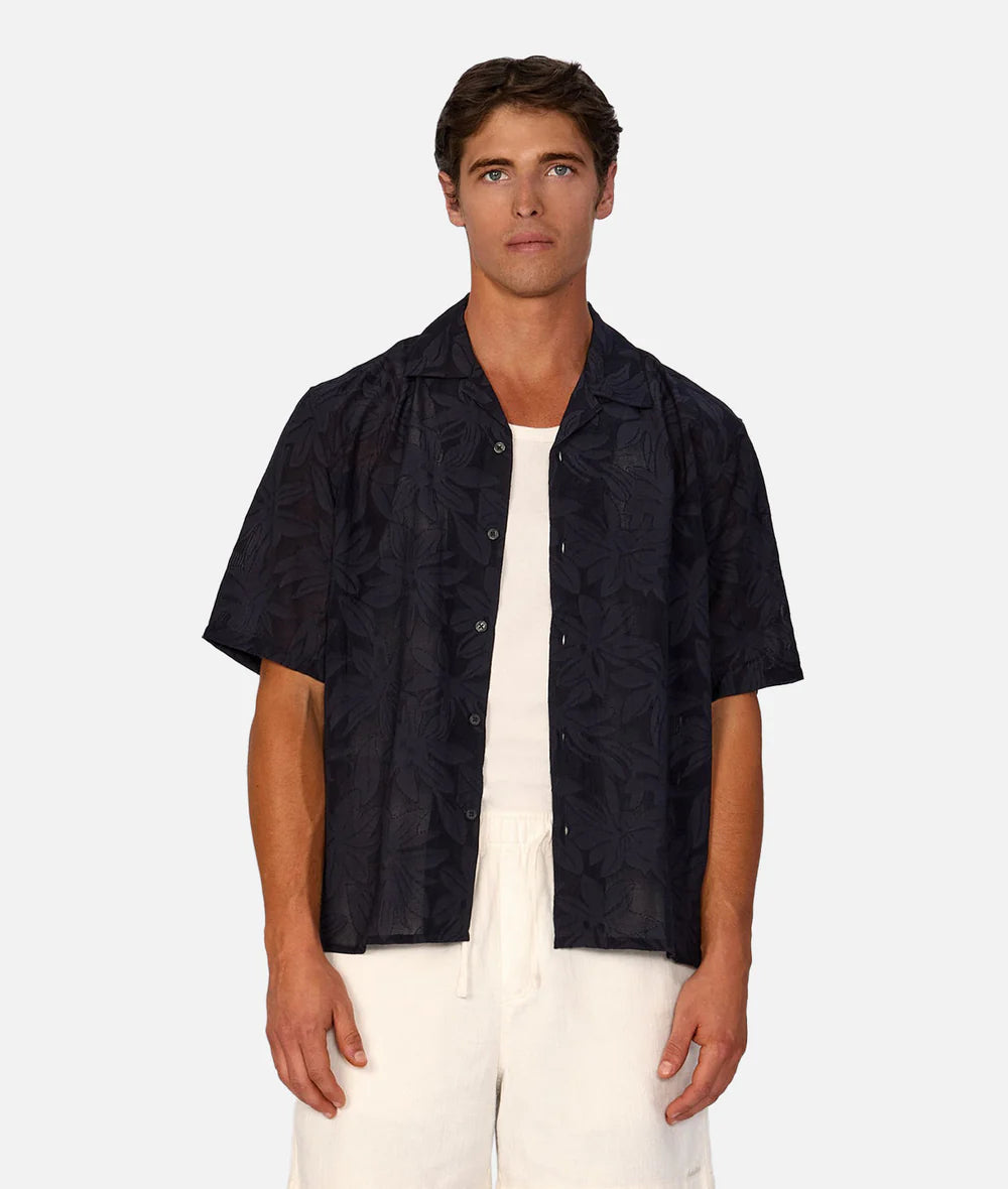 The Industrie Munera Short Sleeve Shirt brings a touch of nature and a relaxed vibe to your summer gatherings. Shop yours at Harbour Thread in St. Pete, FL!