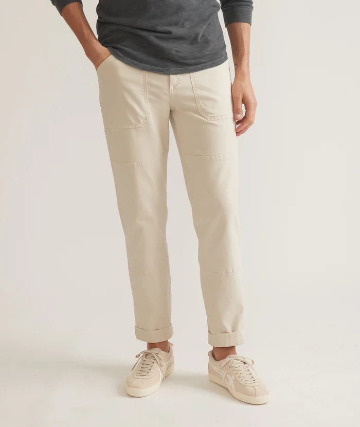 Shop the Breyer Relaxed Utility Pant in the color Natural from Marine Layer at Harbour Thread.