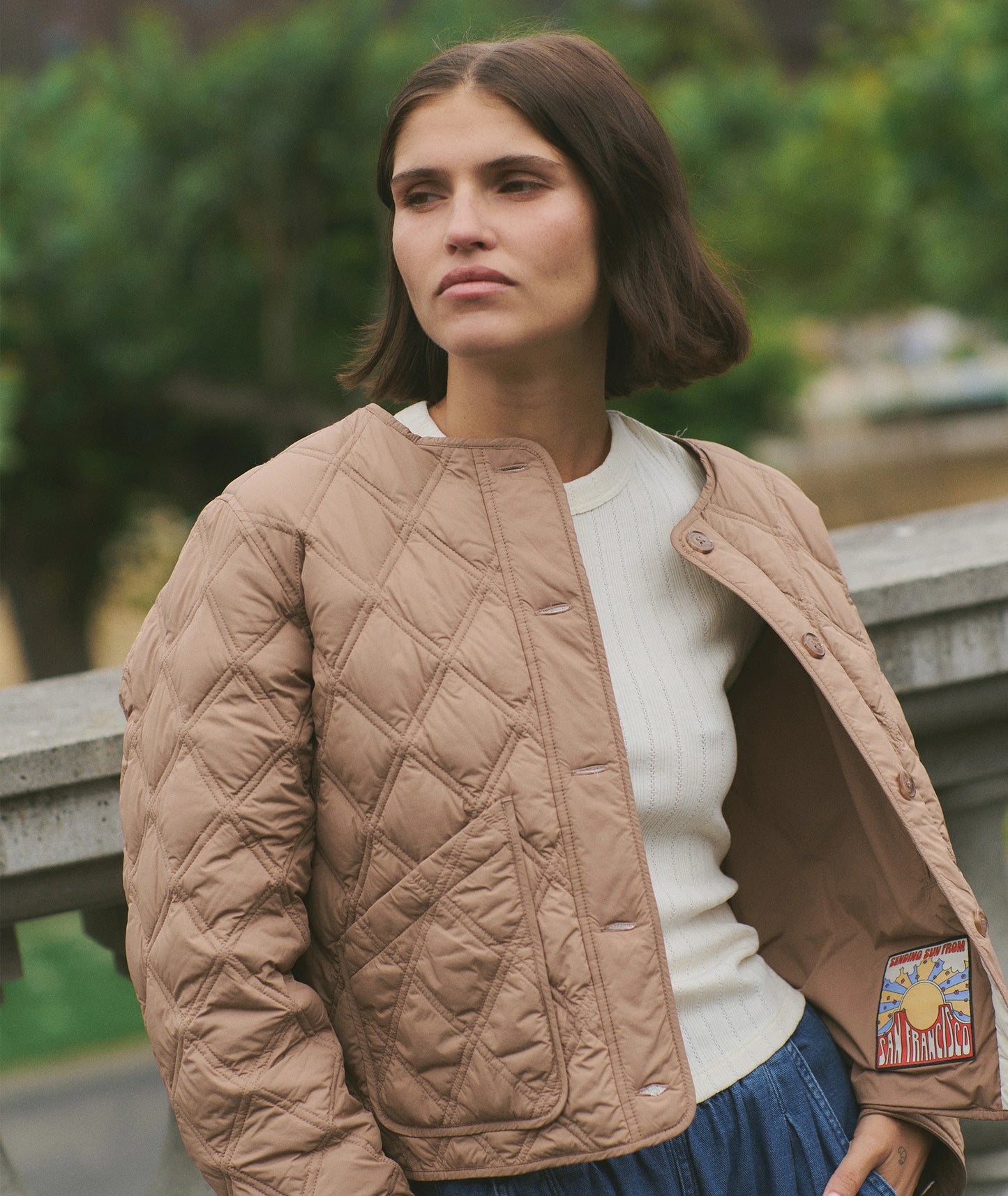 Marine Layer Marina Quilted Liner Jacket