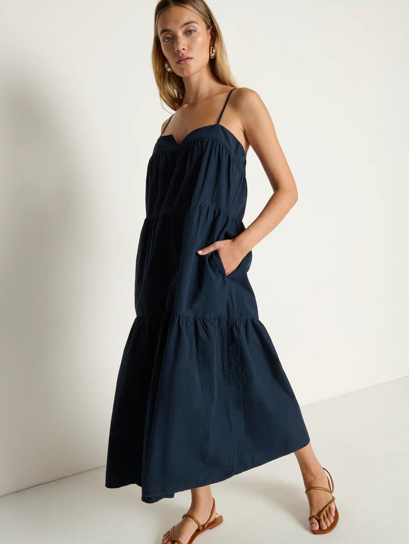 the limited midi dresses The Lakeside Collection Women's Tie-Dye V-Neck Midi Dress
