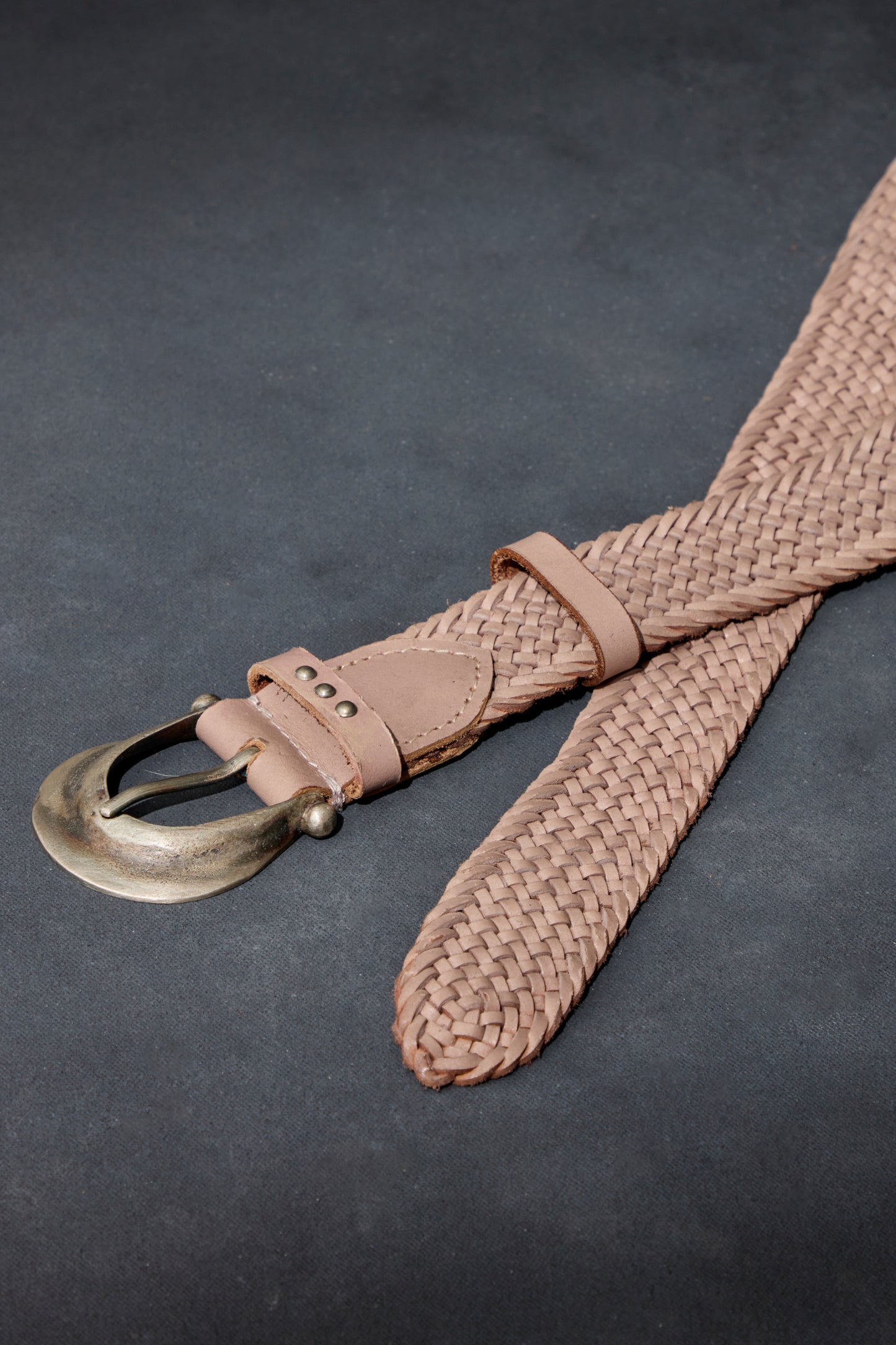 Free People Brix Belt in the color Oyster Mauve