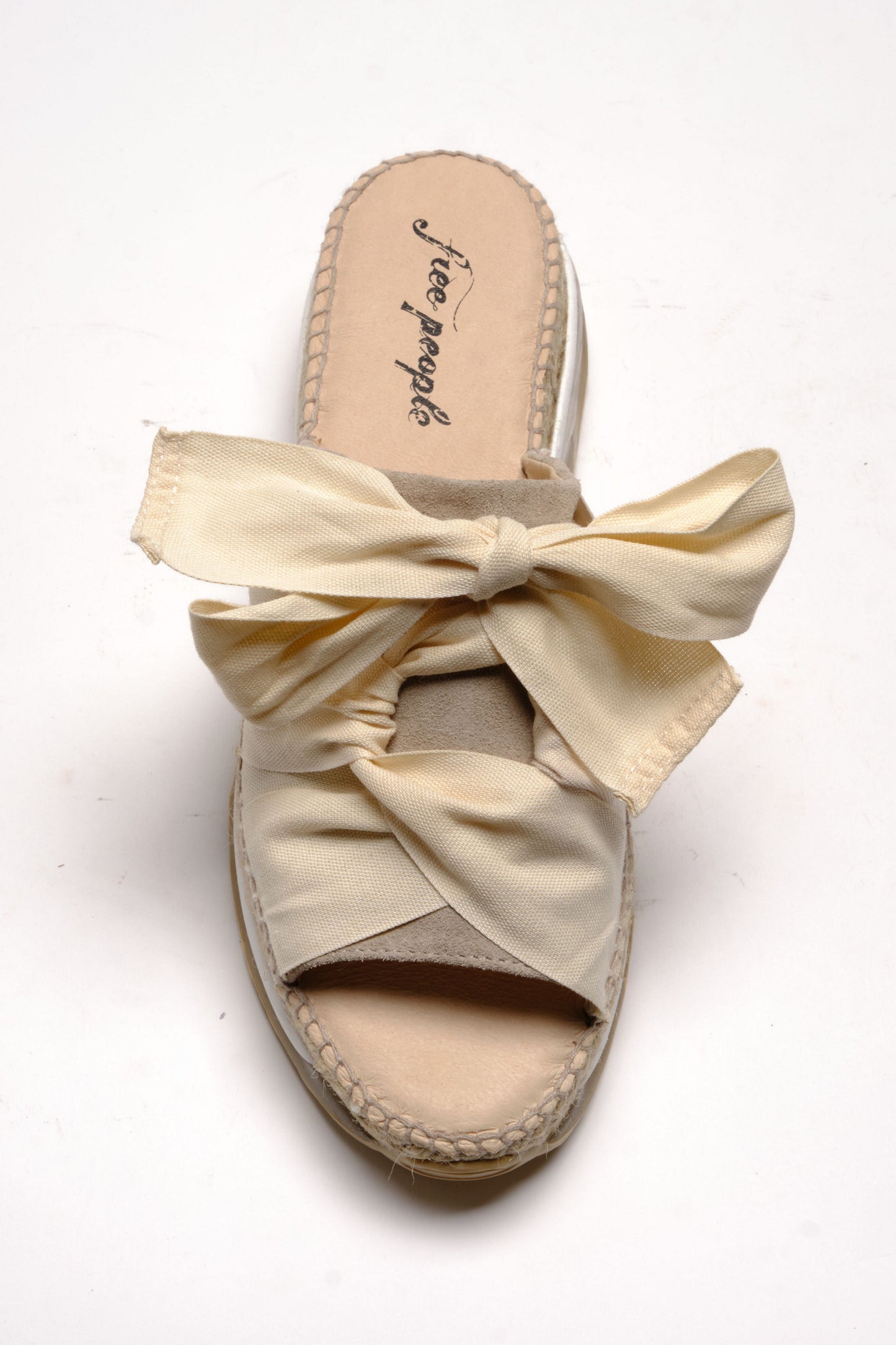 Top view of Free People's Chapmin Sport Sandal in the color Ivory