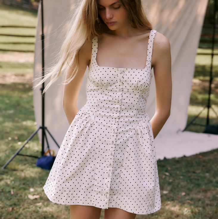 Free People Printed Astrid Oxford Mini