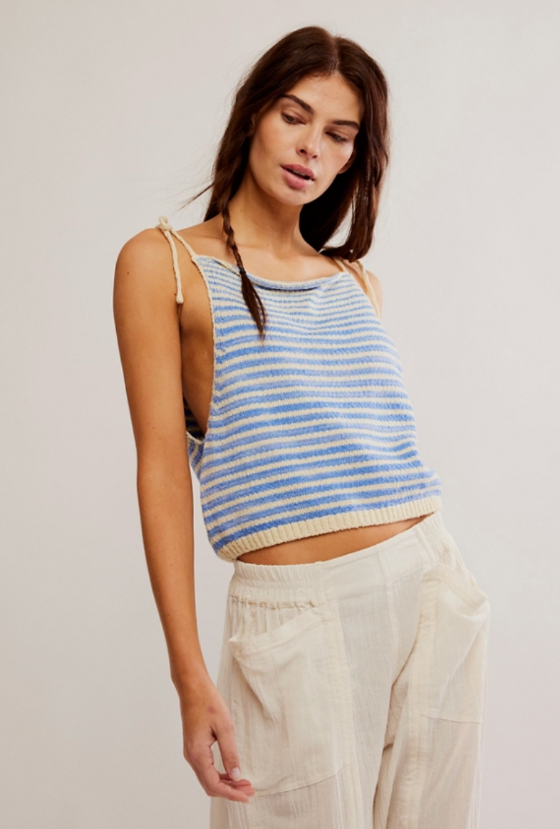 The Free People Claire Tank is available at Harbour Thread in the color Granada Sky Combo