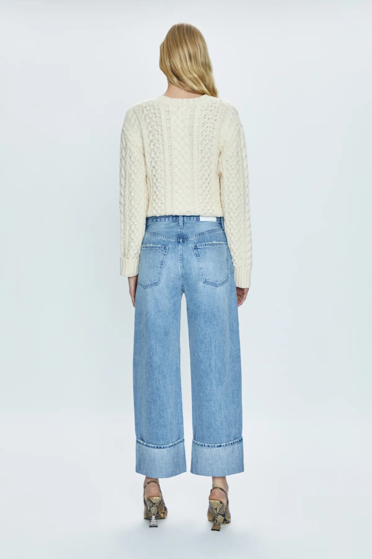 PISTOLA Ryder High Rise Cuffed Straight