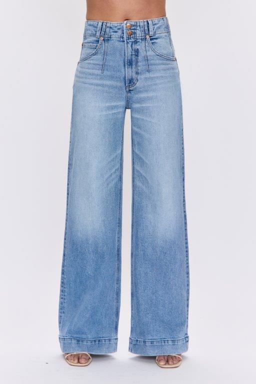 Go for standout denim style with the PISTOLA Lana Double Button High Rise Women's Jeans. Find your pair at Harbour Thread boutique!