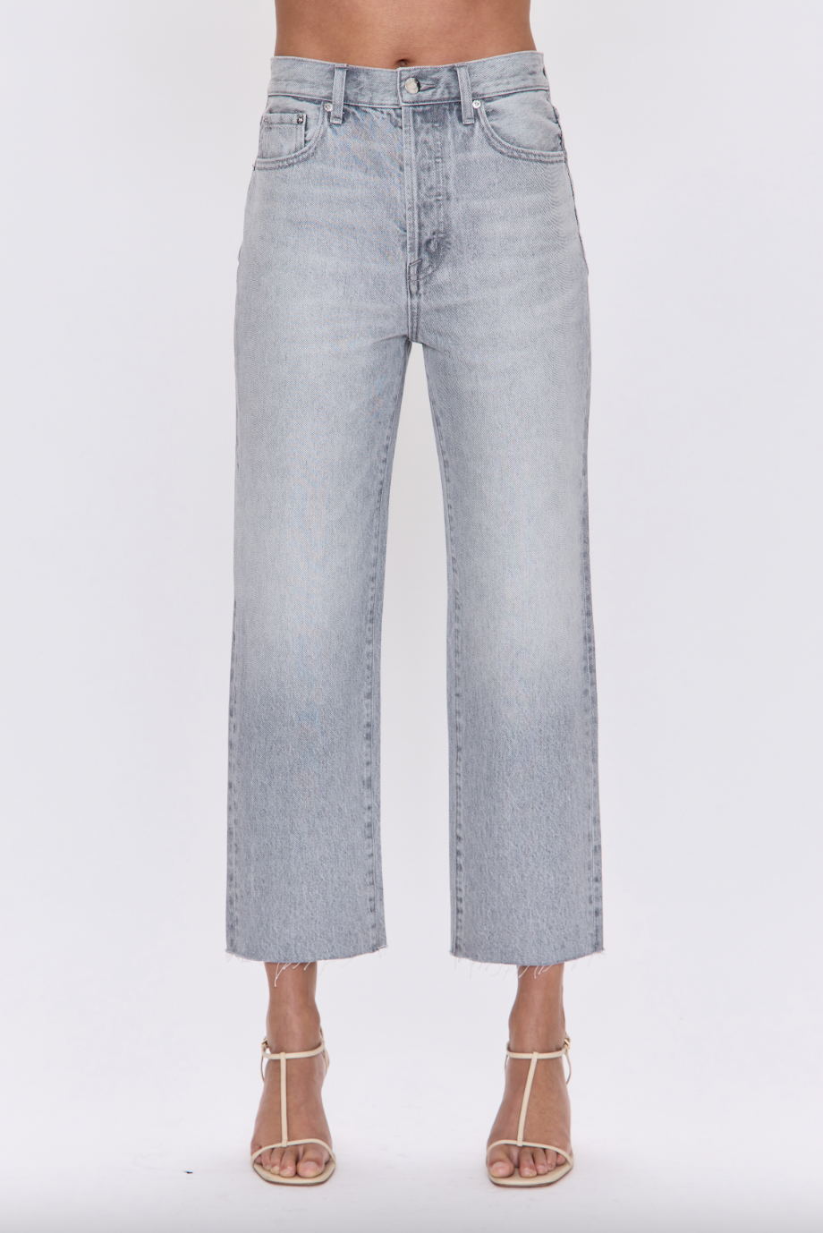 PISTOLA Cassie Super High Rise Straight Crop Jean