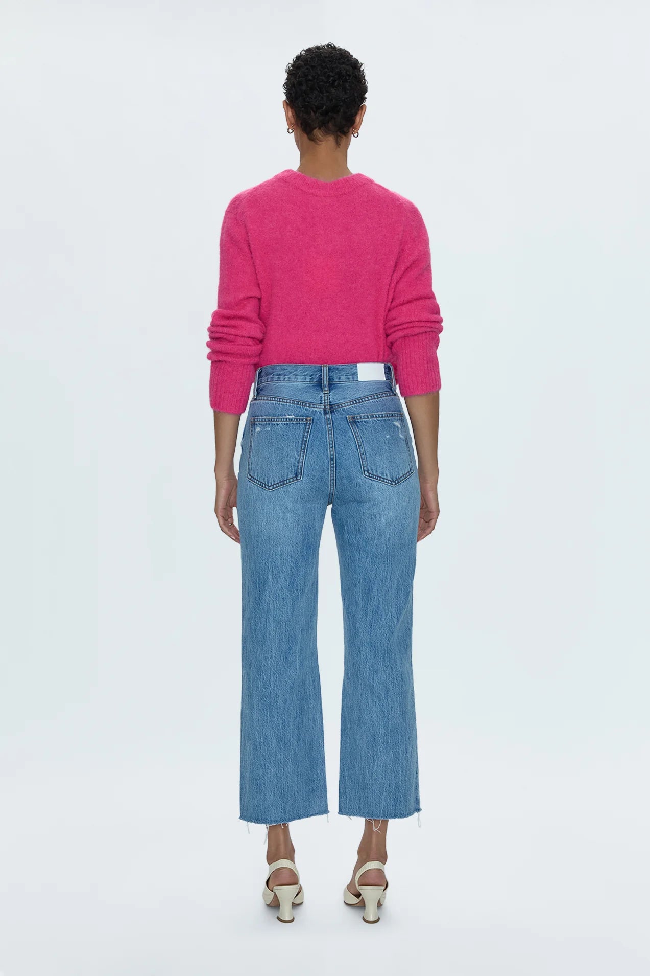 PISTOLA Cassie Super High Rise Straight Crop Jean