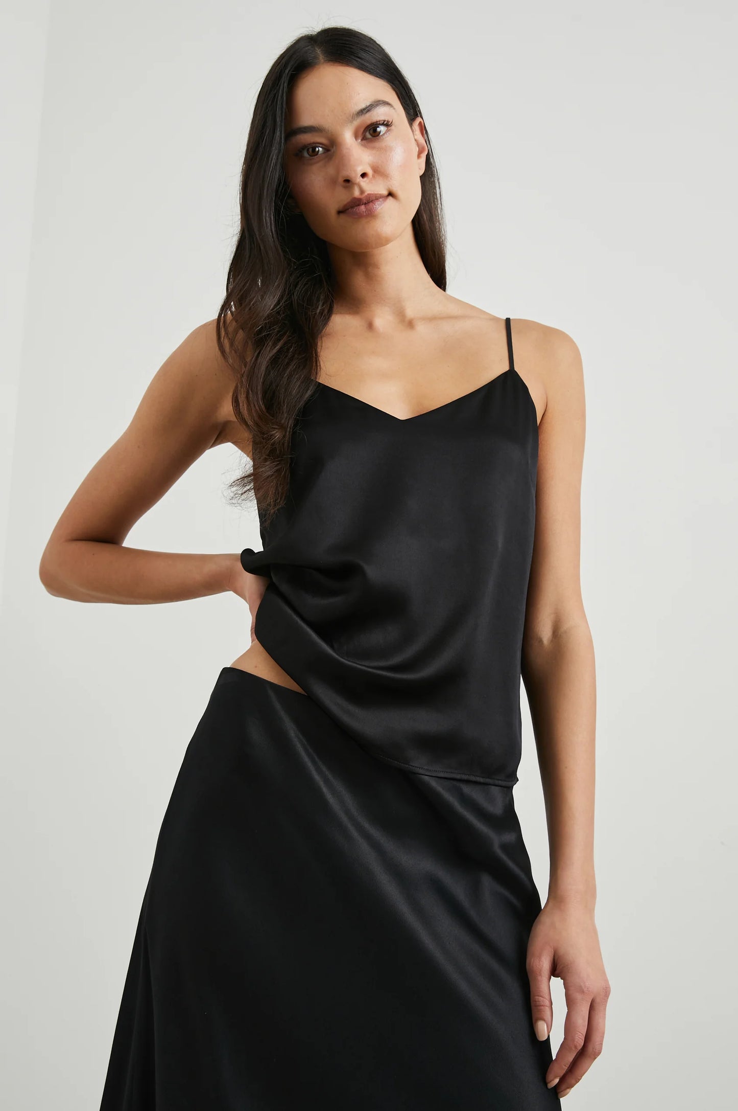 The Paola Top from Rails features a v-neckline and thin straps