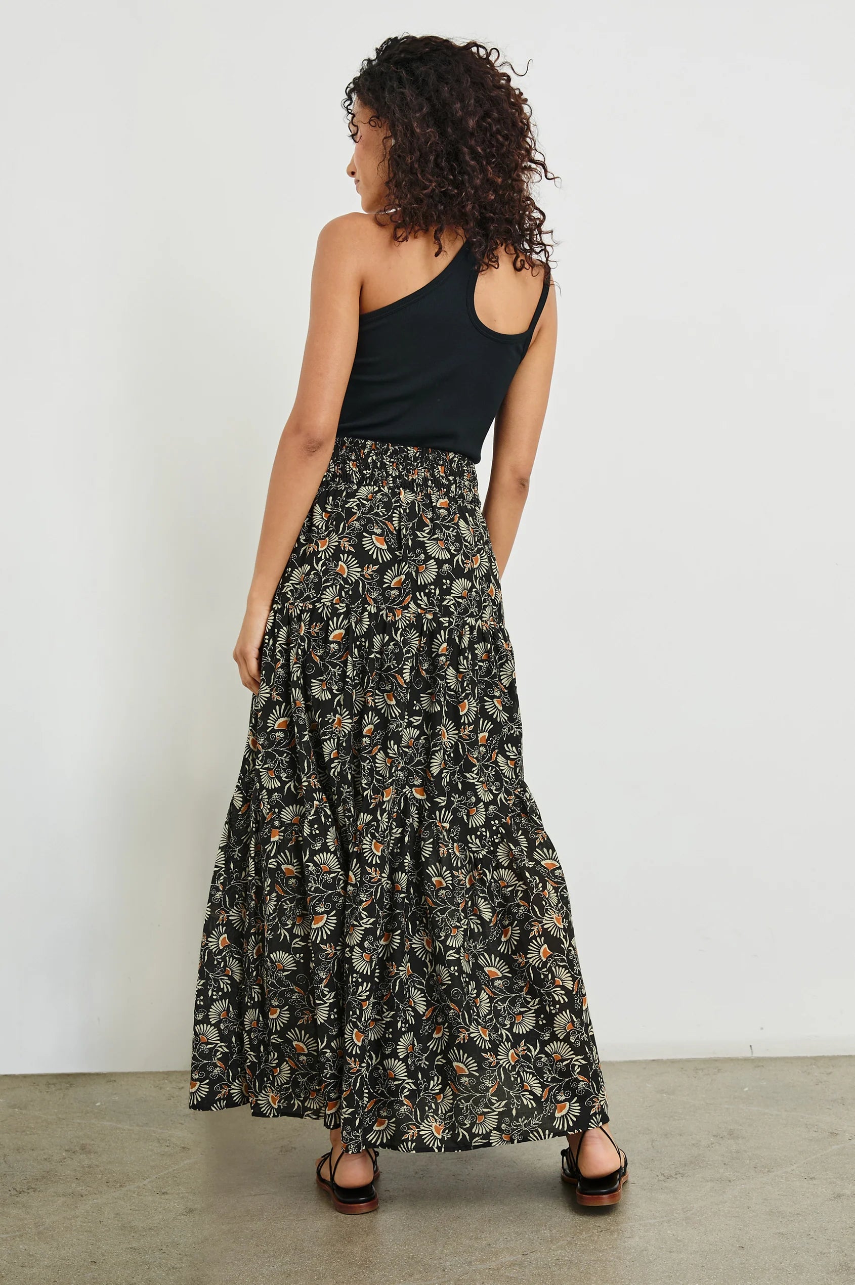 【PORTERNA】Cozy line long skirt Amazon.com: Women High Waisted Maxi Skirt A-Line Pleated