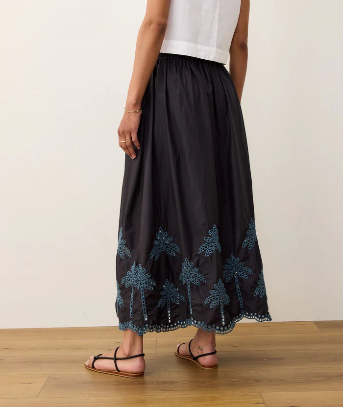 Marine Layer Ryland Eyelet Drawstring Skirt
