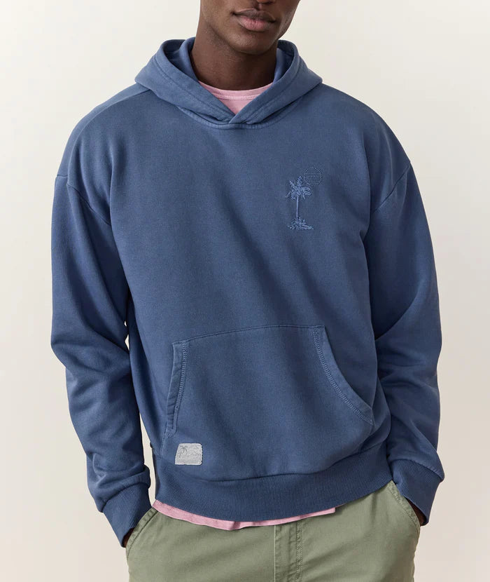 The Vintage Indigo Cloud 9 Fleece Relaxed Hoodie by Marine Layer