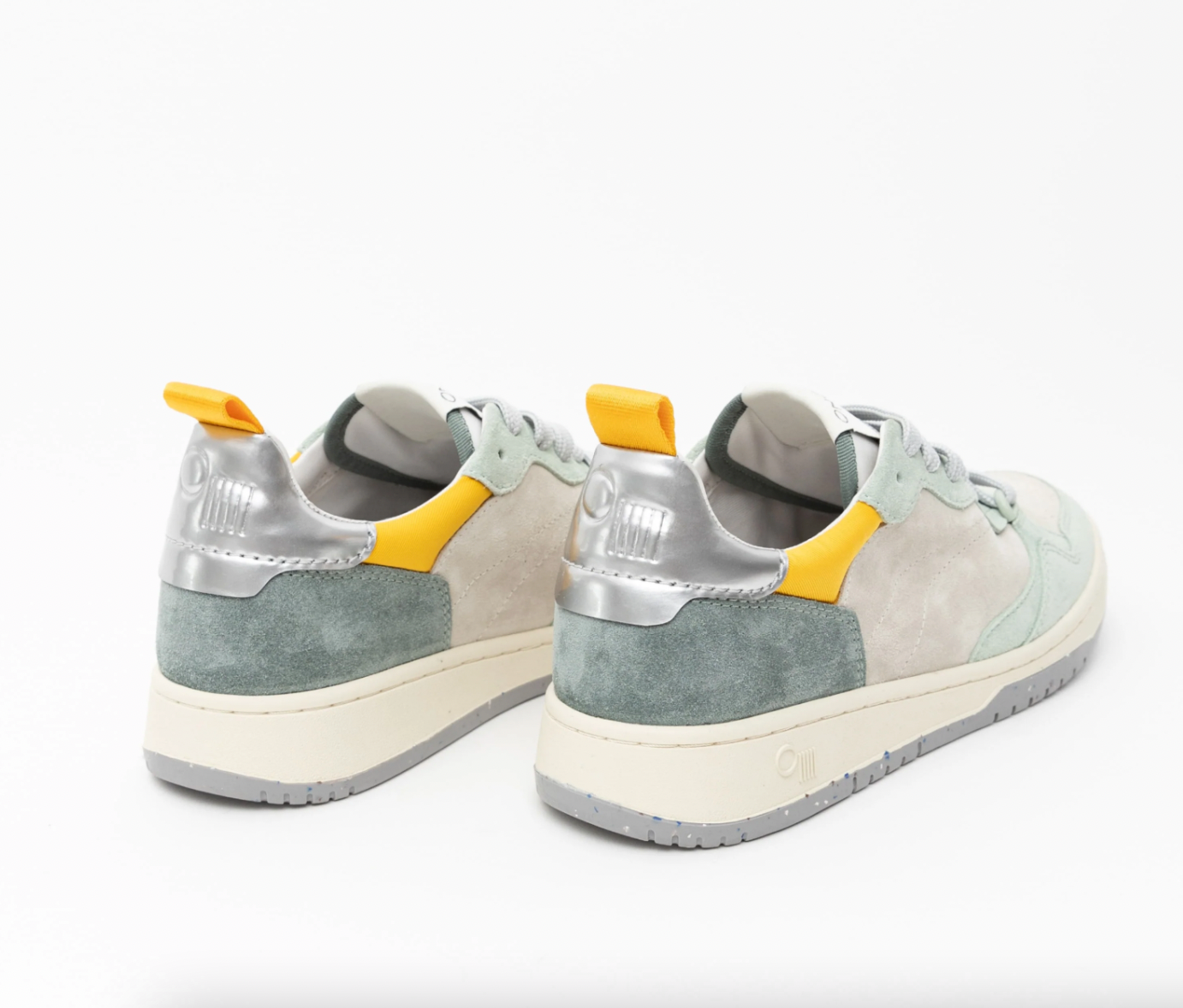 Back view of the Seafoam Multi Phoenix Sneakers by Oncept