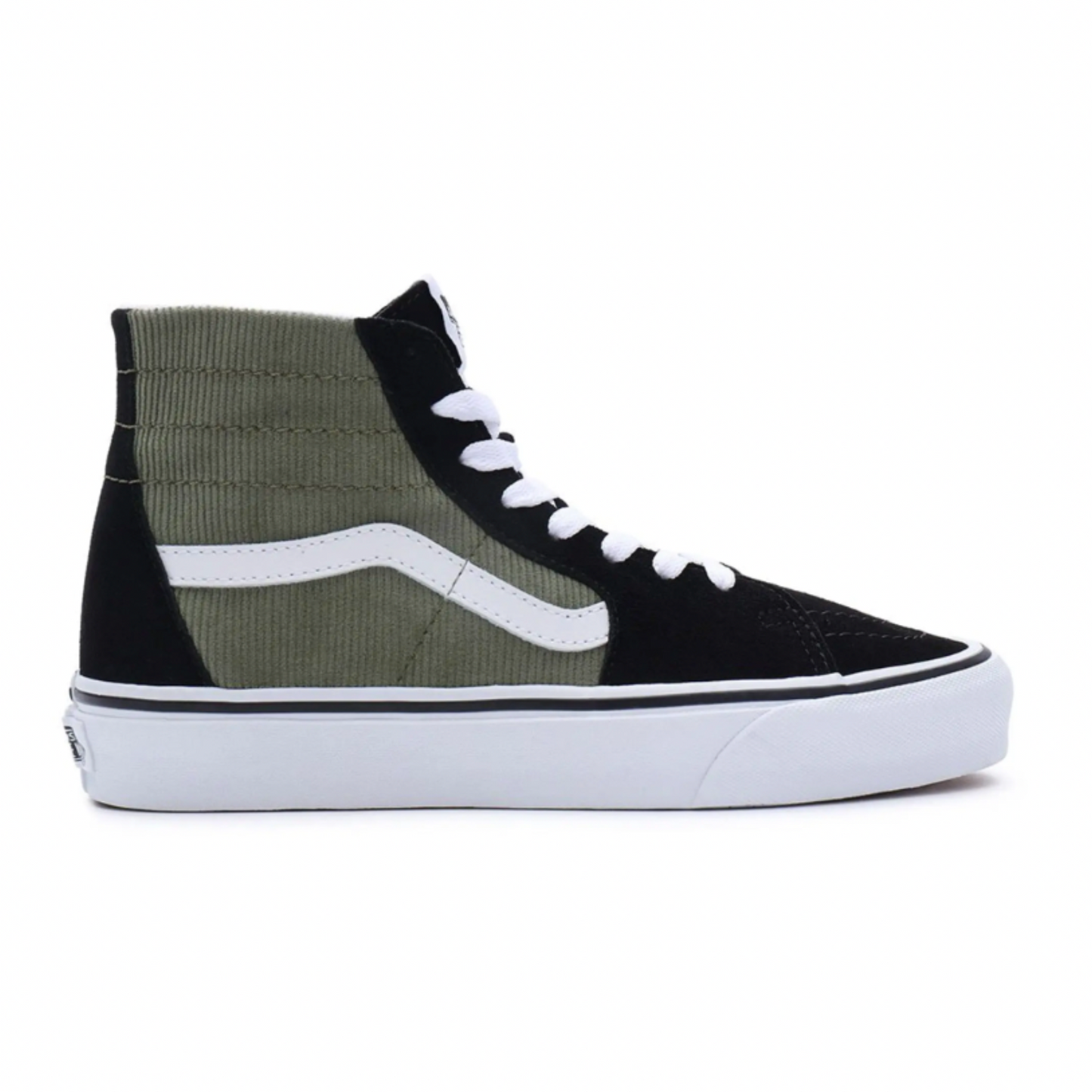Vans Women's Sk8-Hi Tapered Shoe - Mini Cord Green