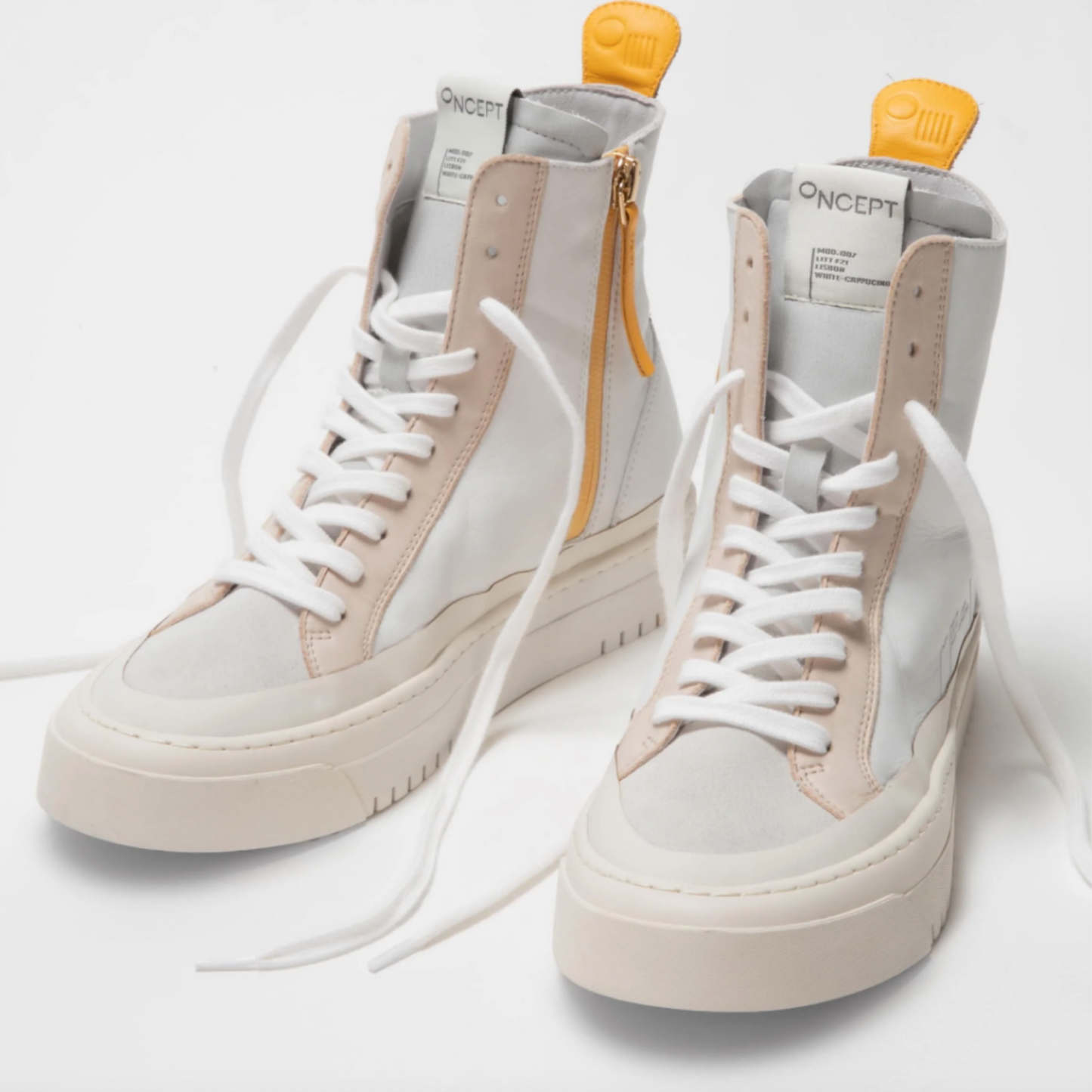 Oncept Lisbon Sneaker - White Cloud/Cappuccino