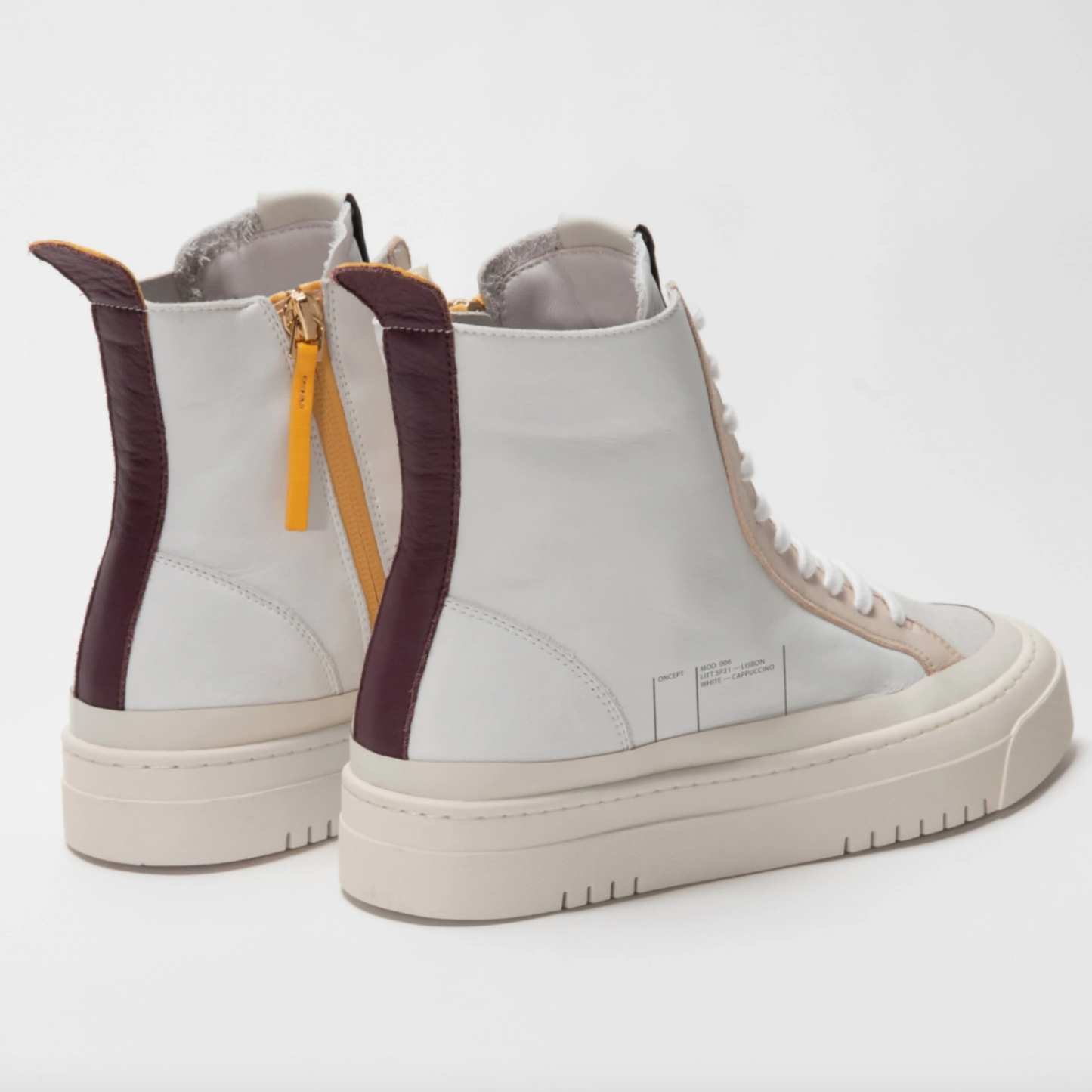 Oncept Lisbon Sneaker - White Cloud/Cappuccino